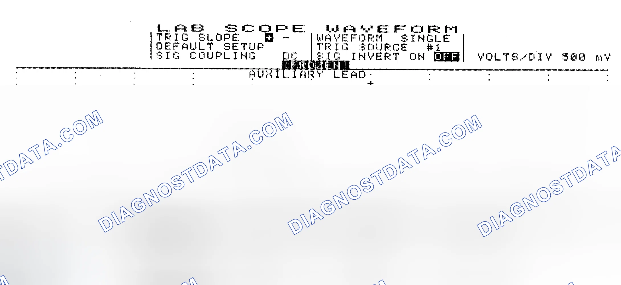 Scheme 10: Single Injector w/Excessive Current Flow - Current Pattern