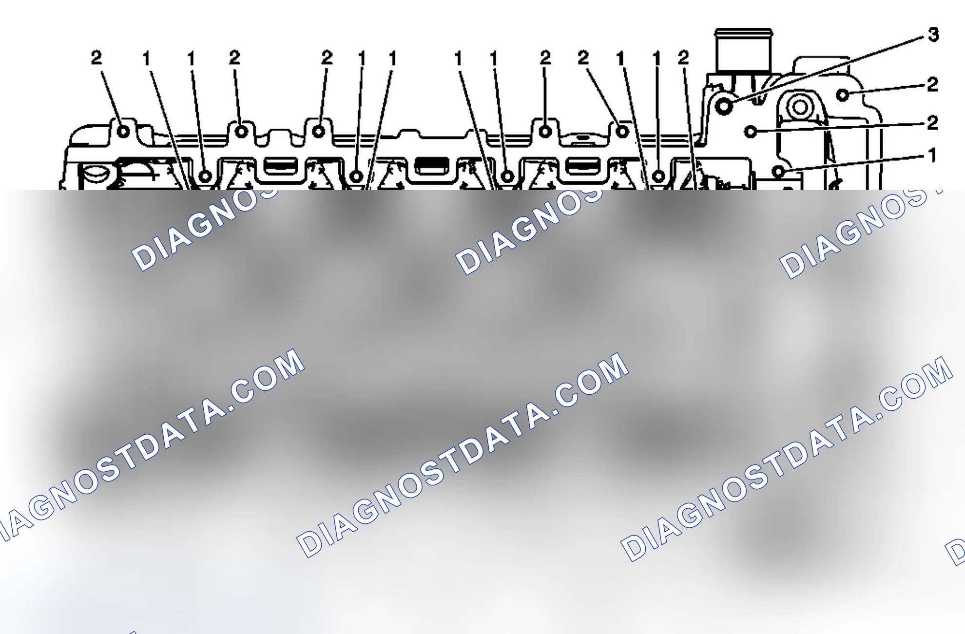 Scheme 26: Cylinder Head - Top View