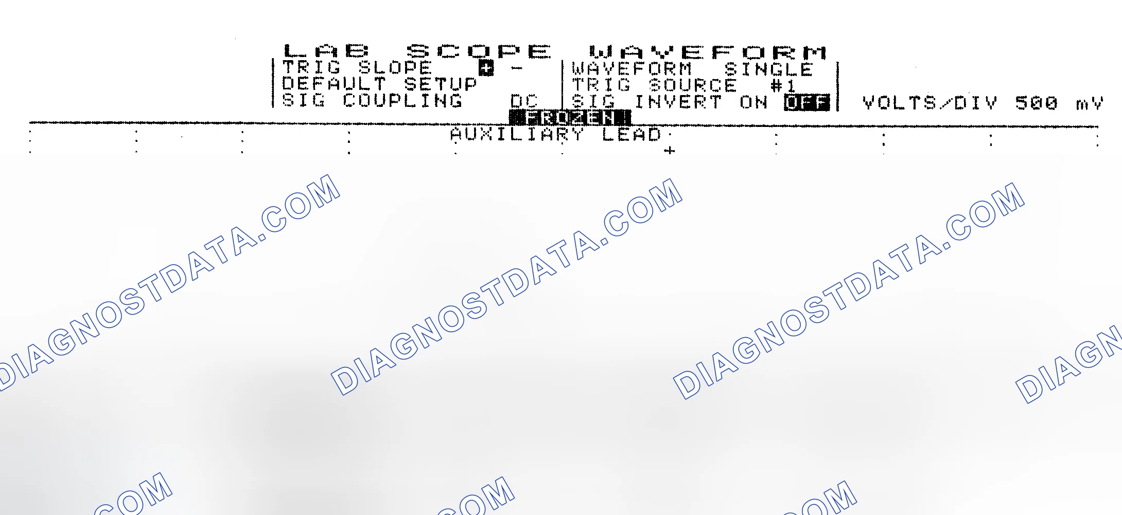 Scheme 10: Single Injector w/Excessive Current Flow - Current Pattern