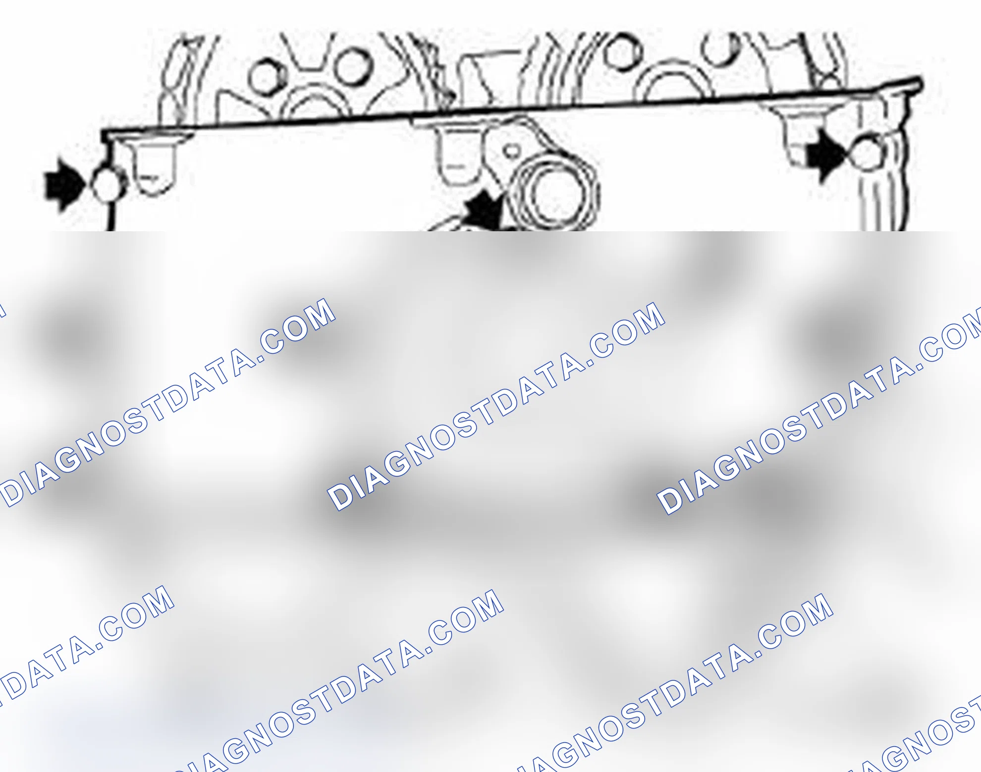 Scheme 144: 11 14 100 Removing and installing, sealing or replacing timing case cover at top (M44)