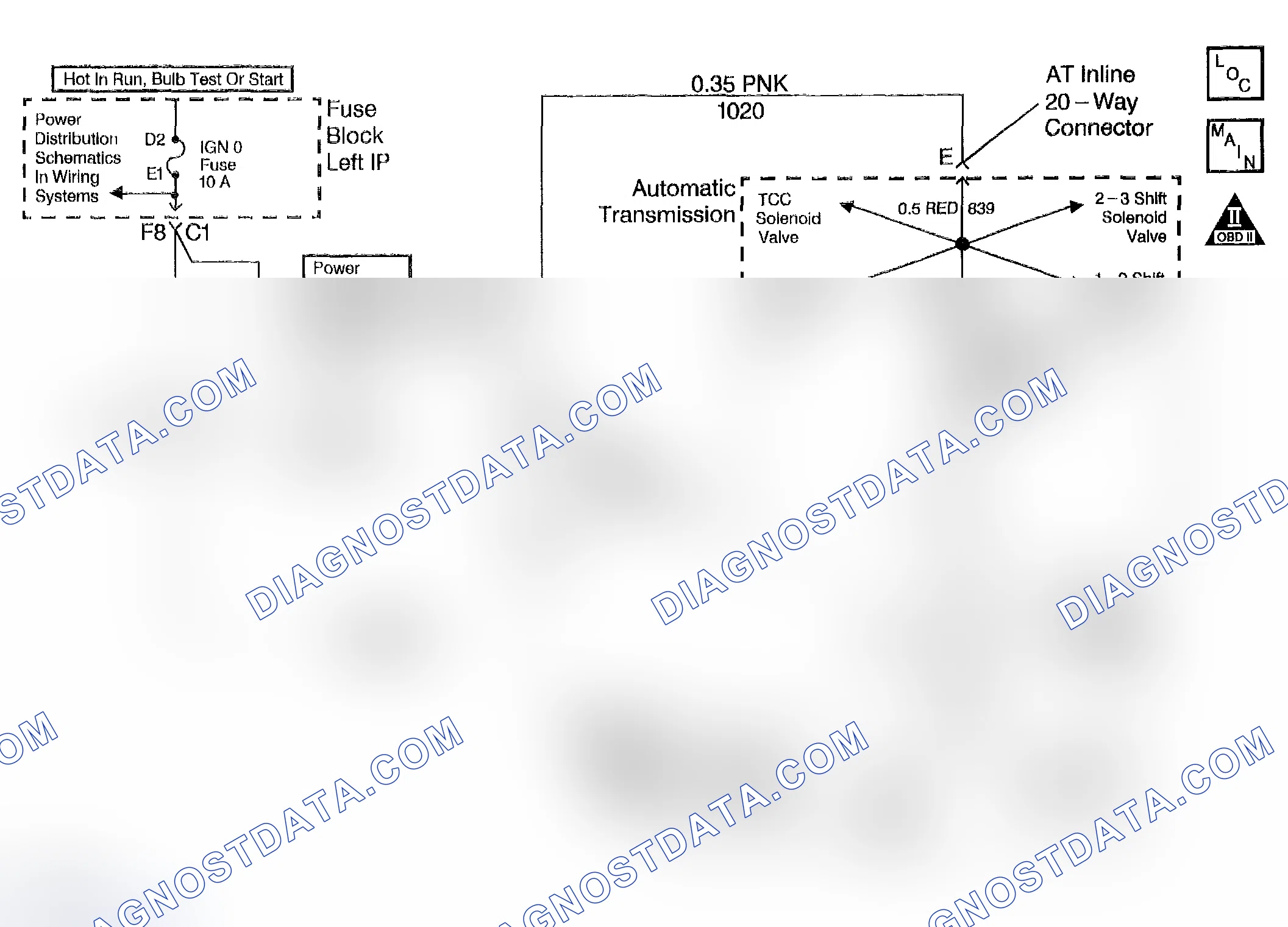 Scheme 320: DTC P0785: Open, Short To Ground Or Short To Power In The 3-2 SS Valve Assembly Circuit