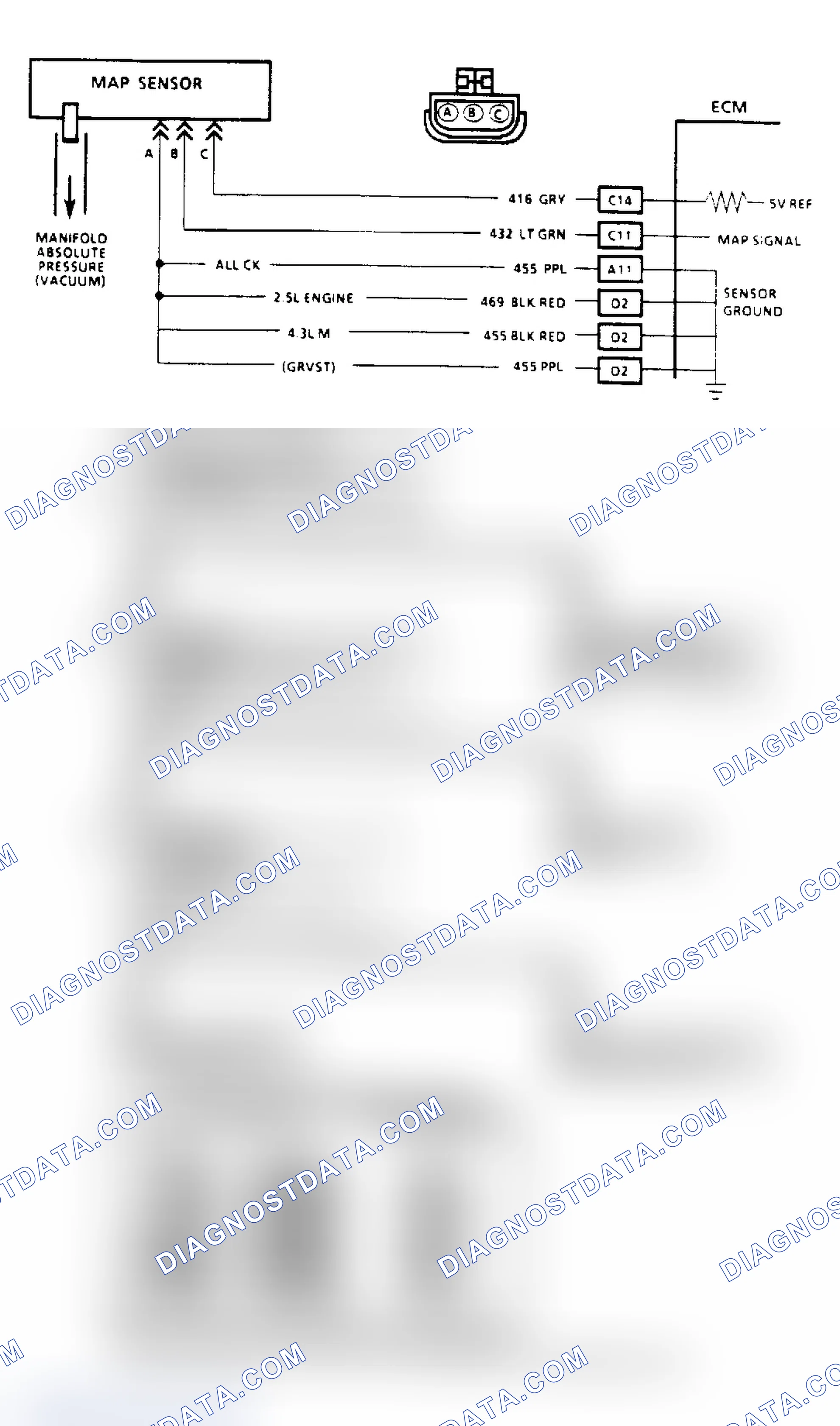 Scheme 67: Code 34, MAP Sensor (Signal Voltage Low)