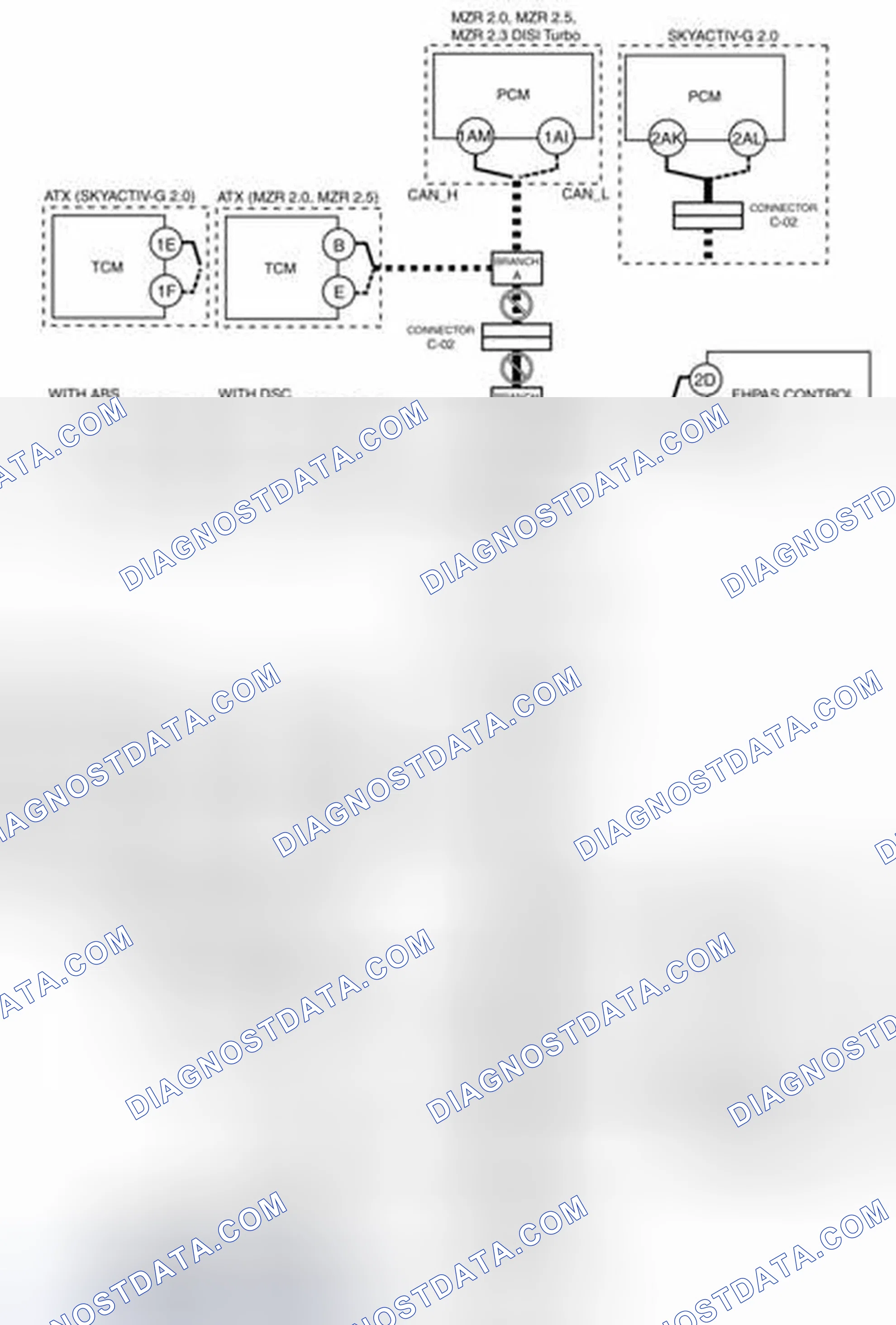 Scheme 16: Branch A And Connector C-02 (Open Circuit) System Wiring Diagram