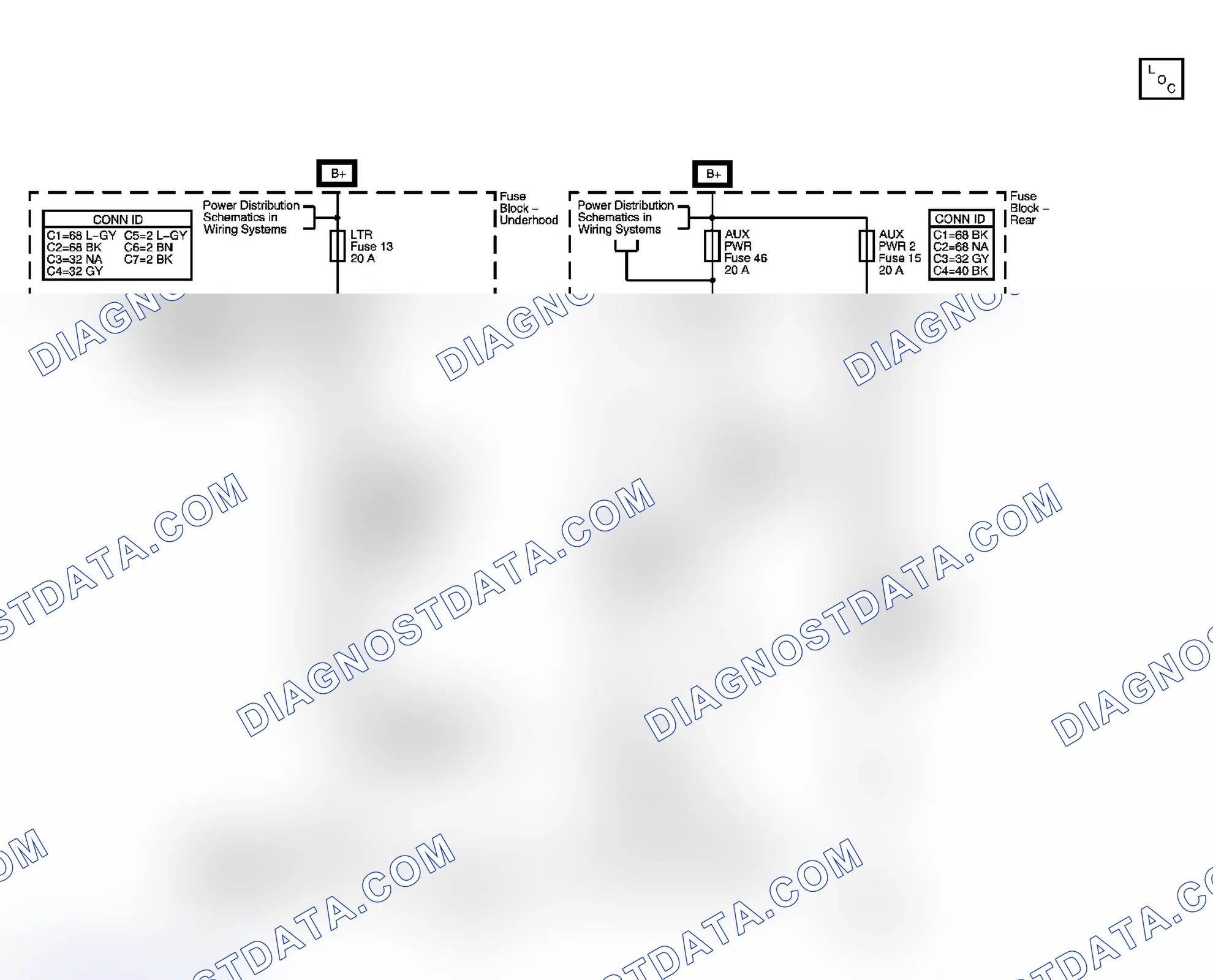 Scheme 77: Cigar Lighter/Auxiliary Outlets Schematics