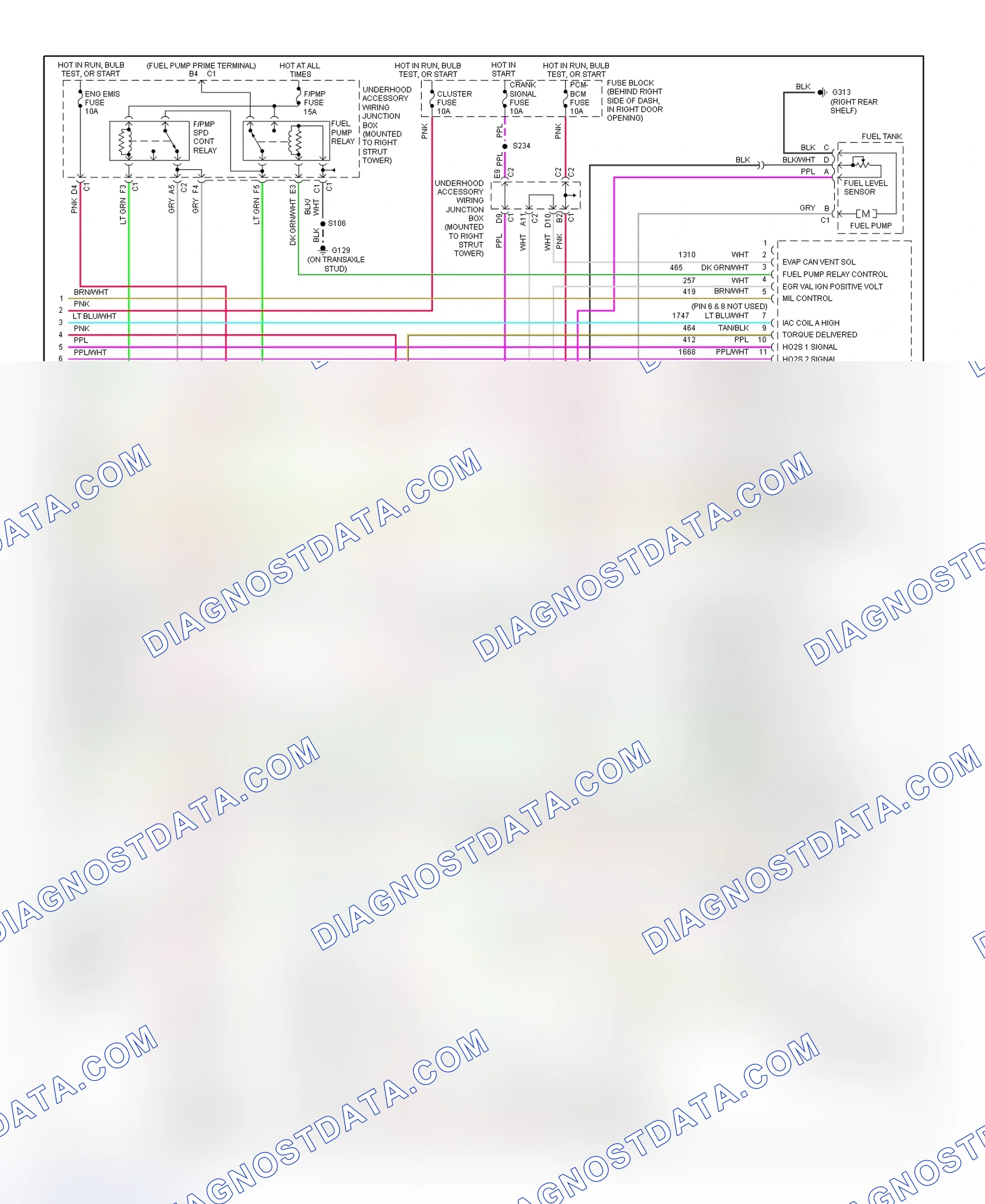 Scheme 163: PCM Wiring Diagram (Regal - 3.8L VIN 1 - 4 Of 4)
