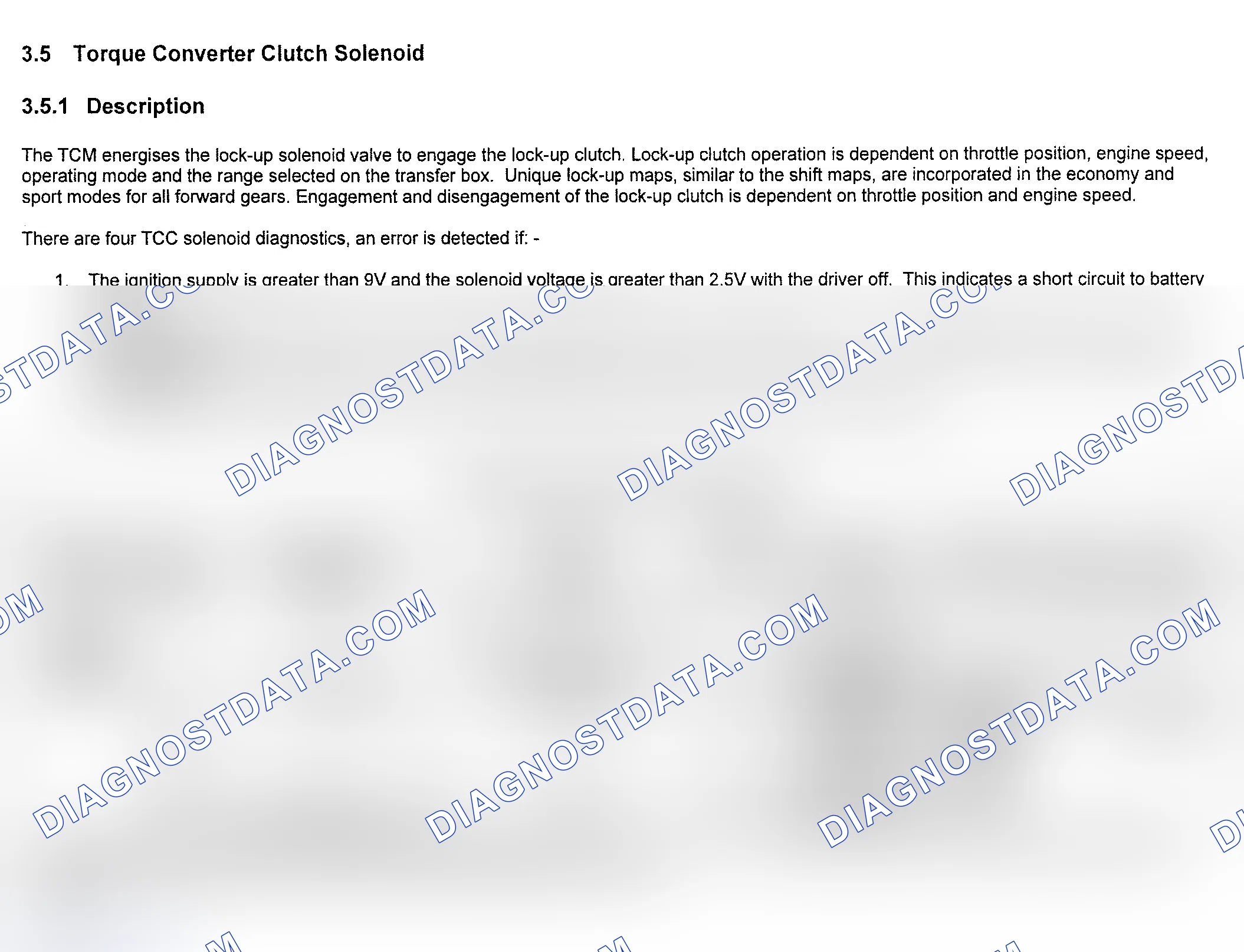 Scheme 24: Torque Converter Clutch Solenoid Monitoring