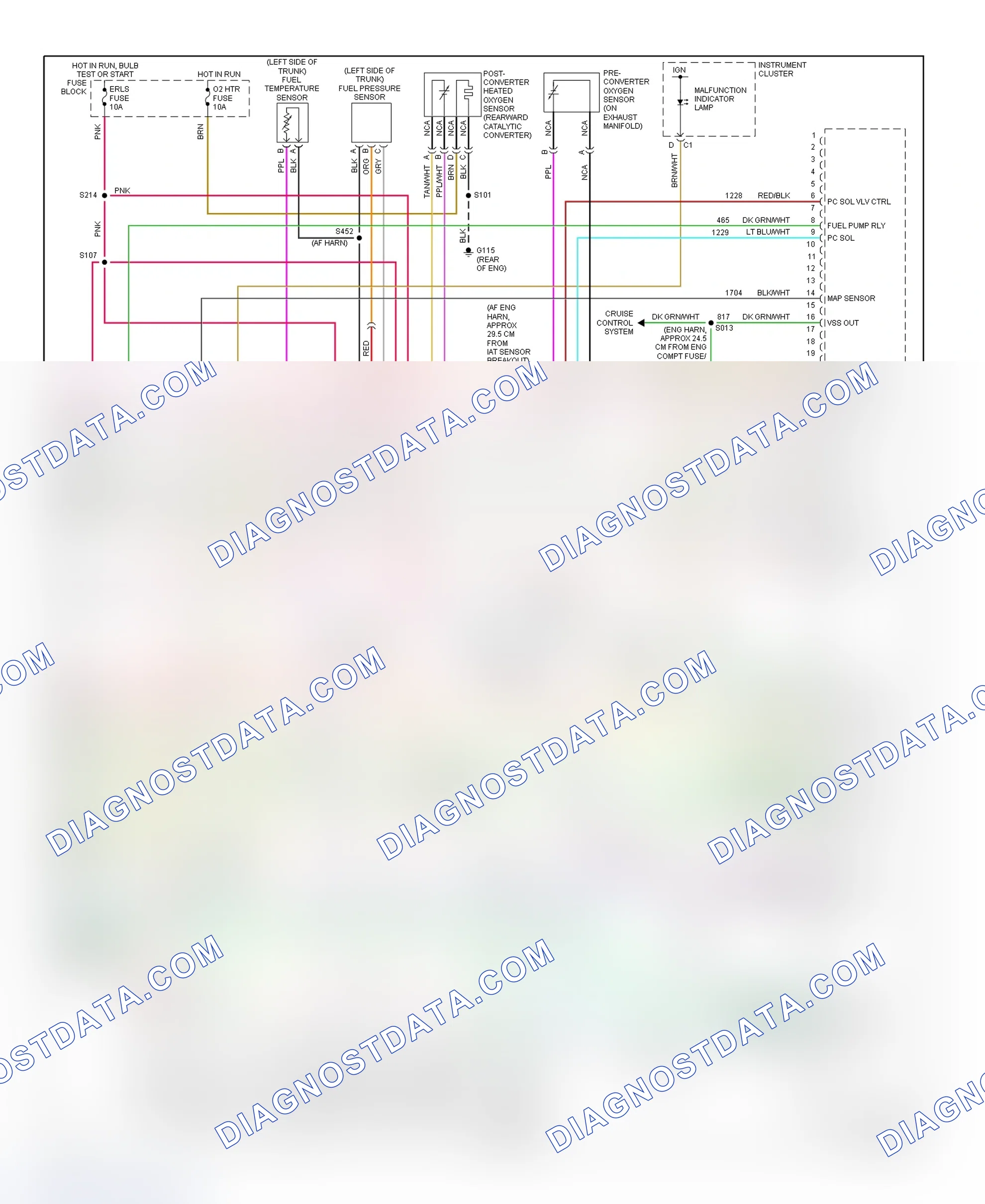 Scheme 39: PCM Wiring Diagram (Cavalier - 2.2L CNG - 4 Of 4)