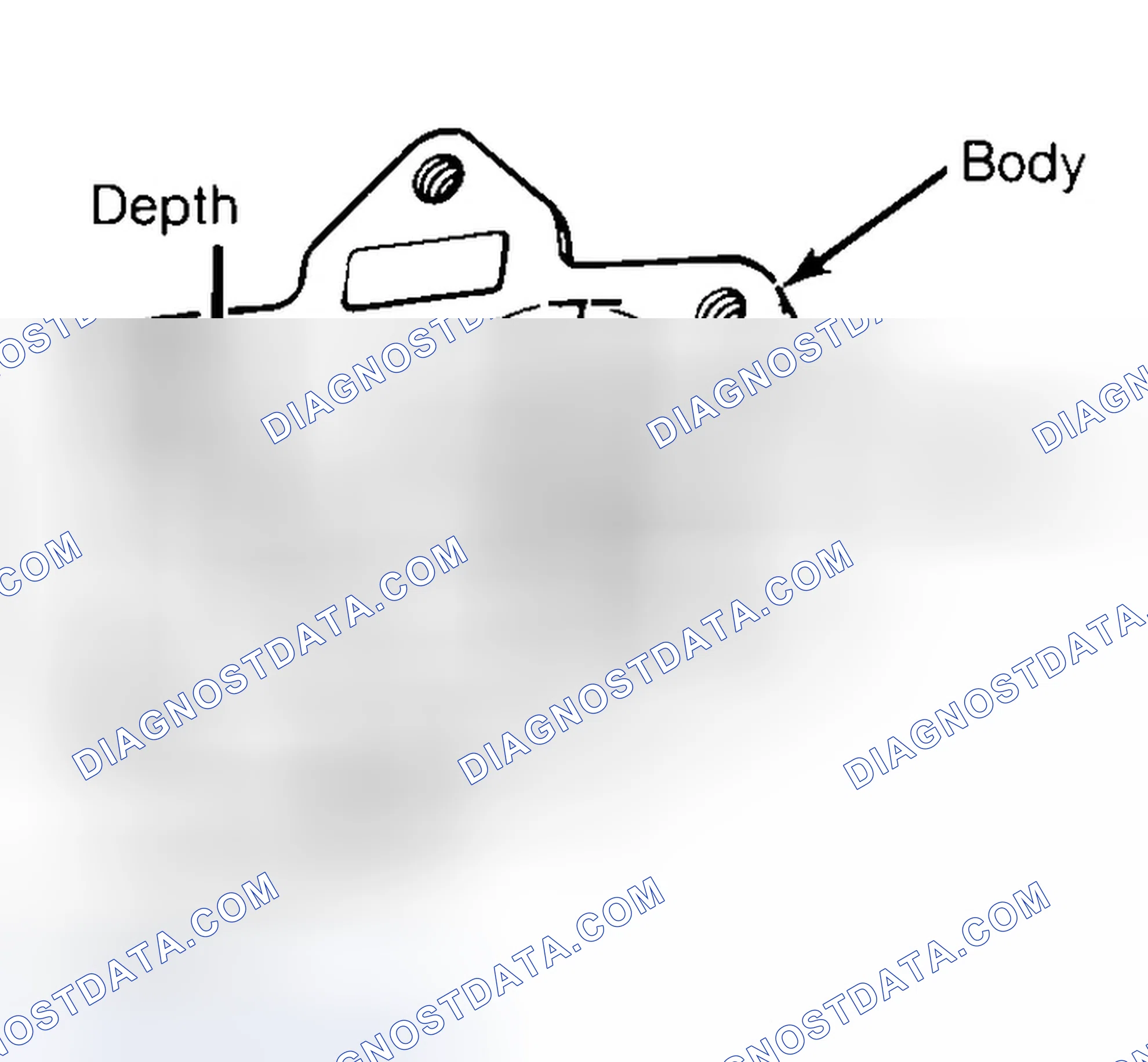Scheme 35: Measuring Oil Pump Gear Cavity