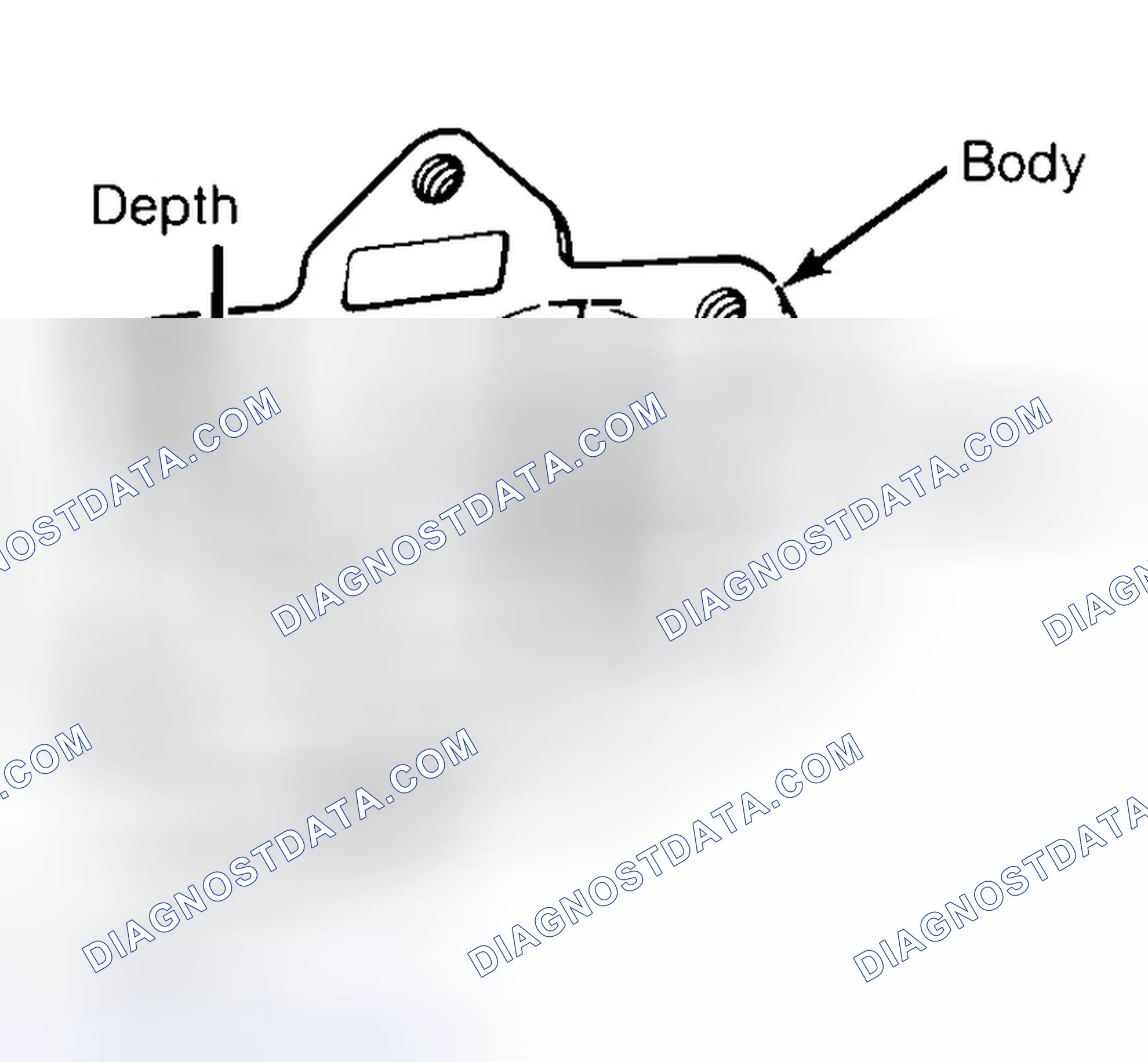 Scheme 35: Measuring Oil Pump Gear Cavity