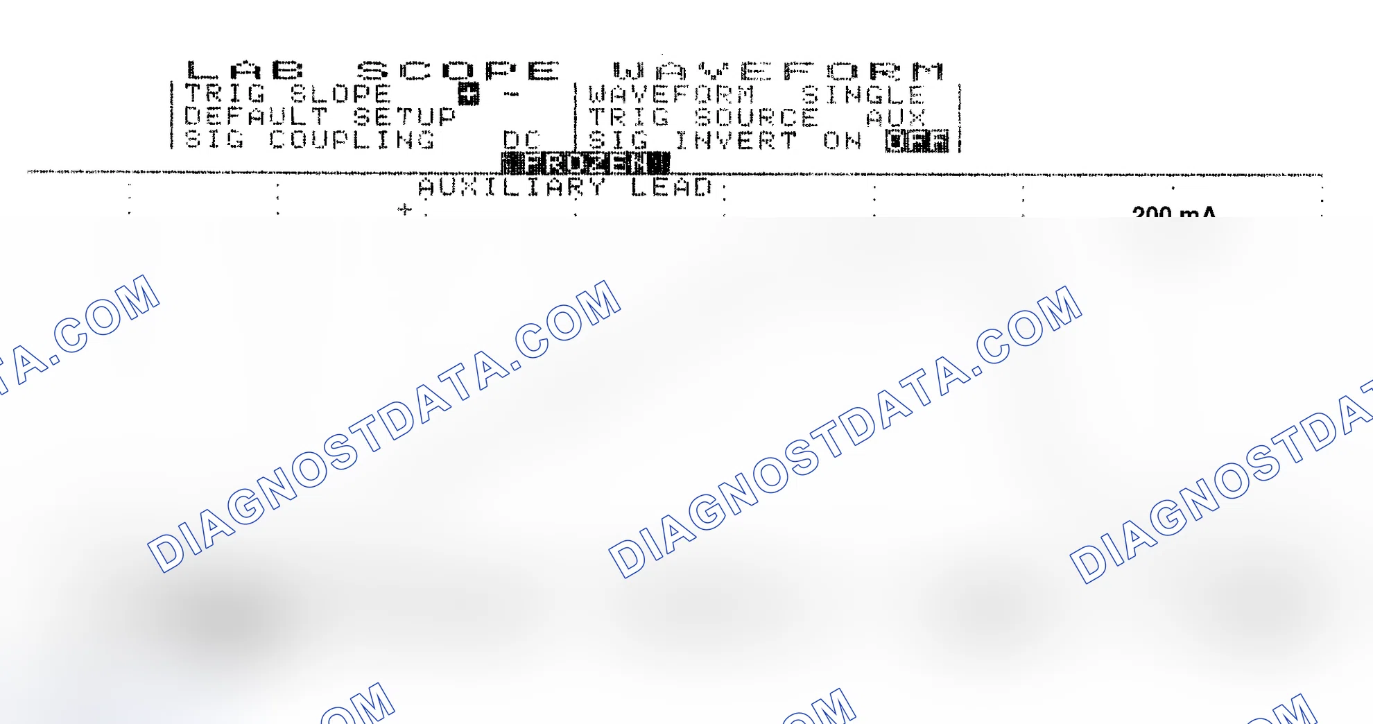 Scheme 13: Single Injector w/Normal Current Flow - Current Pattern