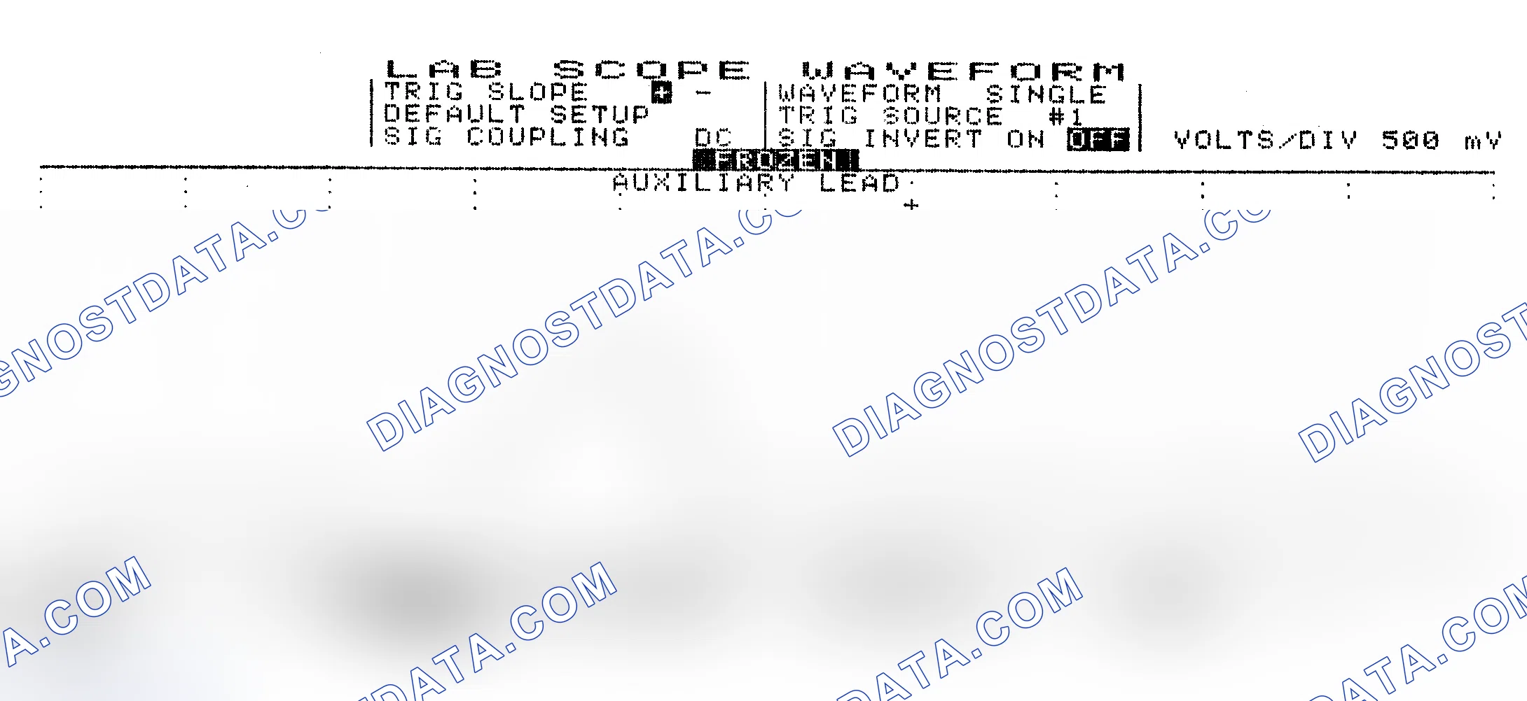 Scheme 10: Single Injector w/Excessive Current Flow - Current Pattern