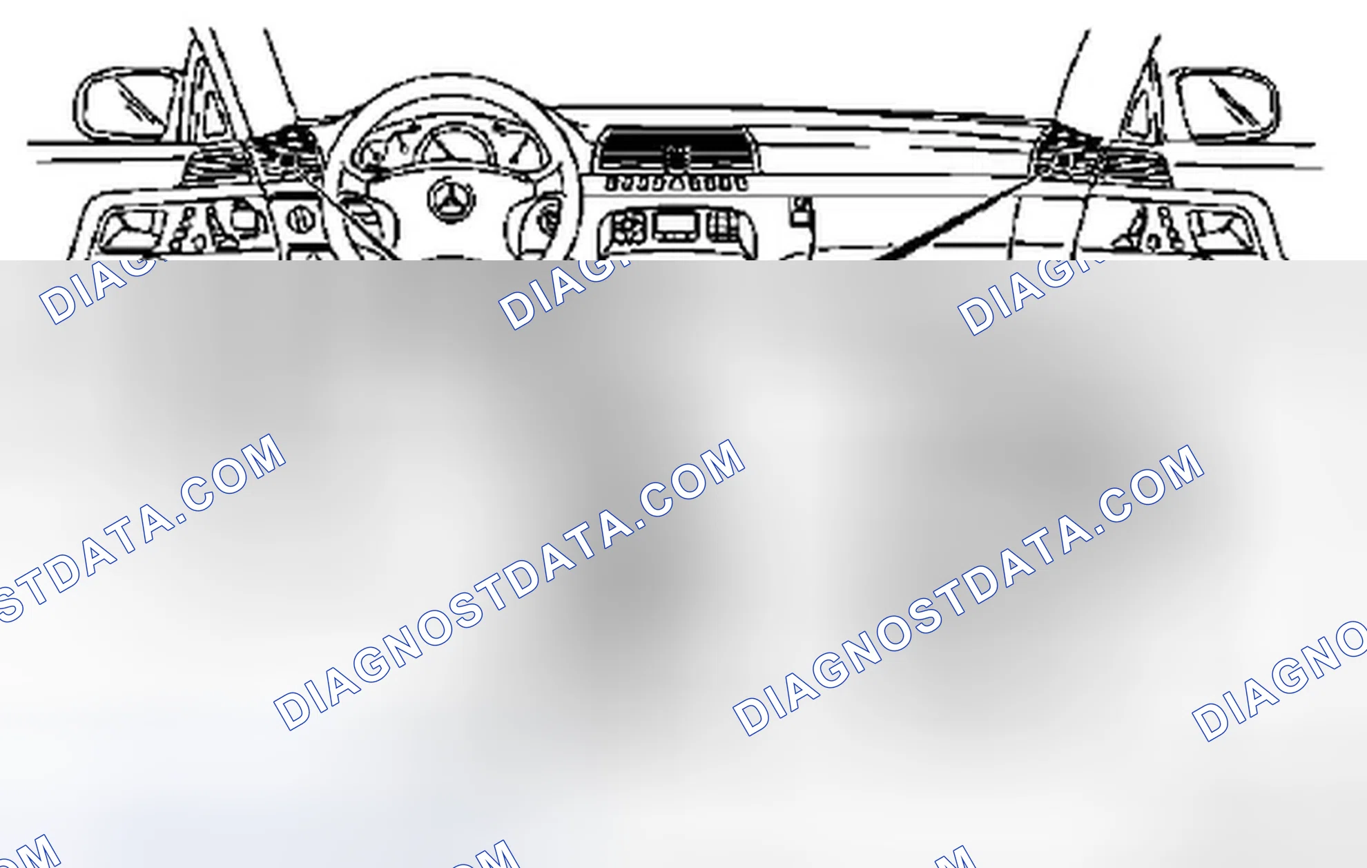 Scheme 97: Identifying Defroster And Side Nozzles - Model 220