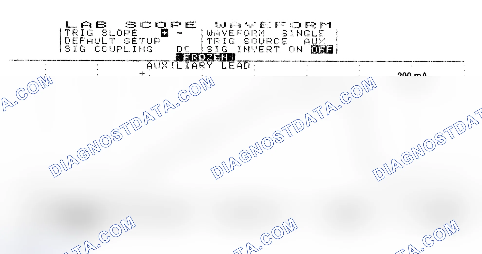 Scheme 13: Single Injector w/Normal Current Flow - Current Pattern