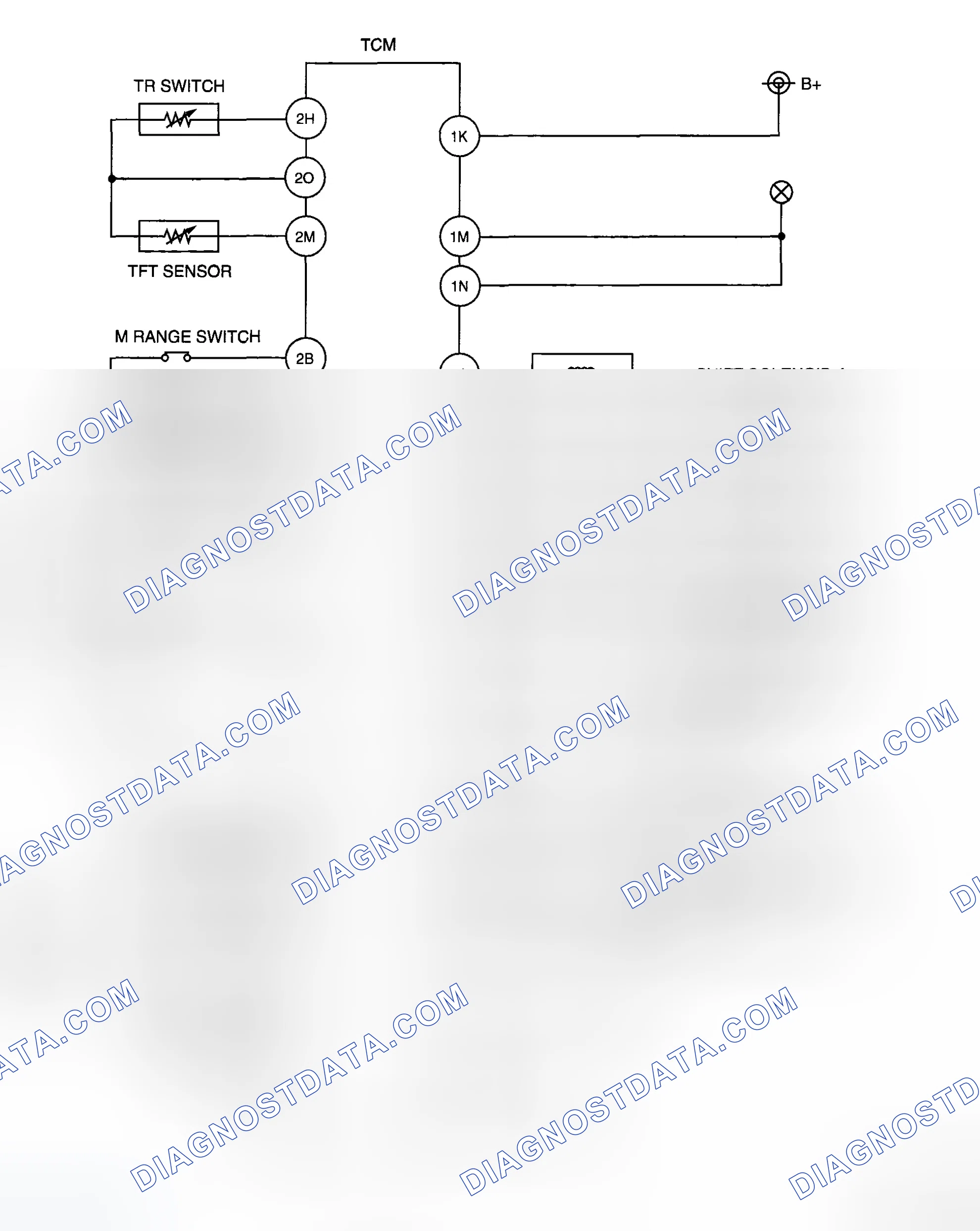 Scheme 1011: AUTOMATIC TRANSAXLE CONTROL SYSTEM WIRING DIAGRAM [FS5A-EL]