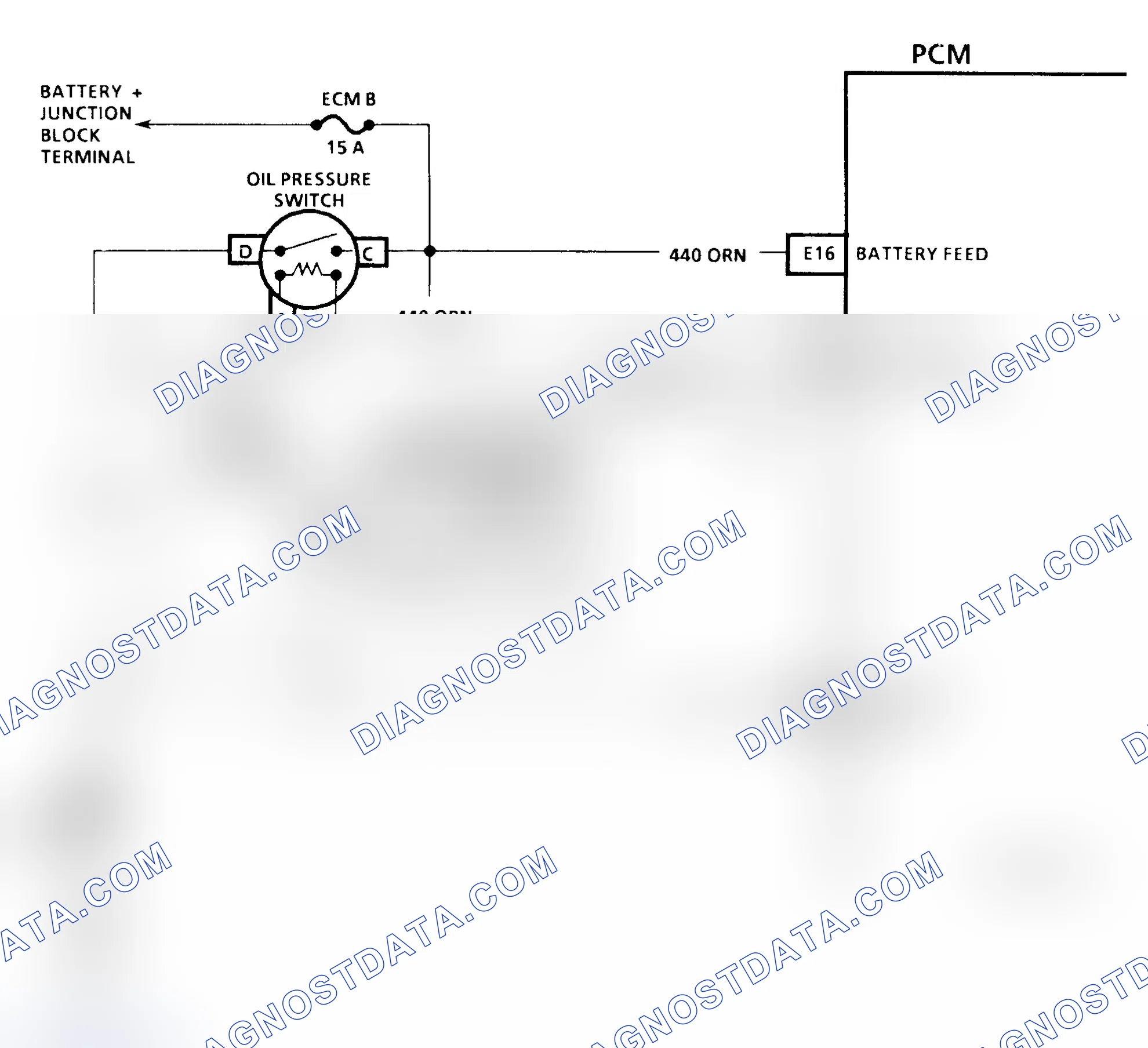 Scheme 93: Code 54 Schematic ("L" & "M" Series & "S" & "T" Series Utility Vehicles M/T Fuel Pump Circuit