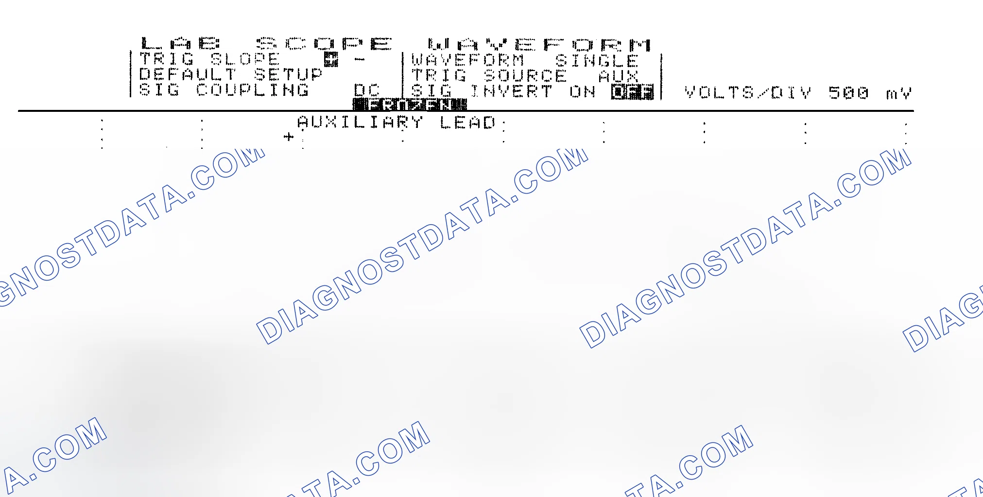 Scheme 14: Single Injector w/Excessive Current Flow - Current Pattern