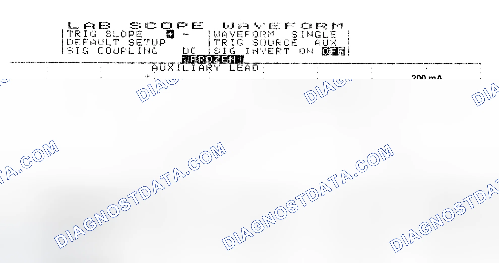 Scheme 13: Single Injector w/Normal Current Flow - Current Pattern