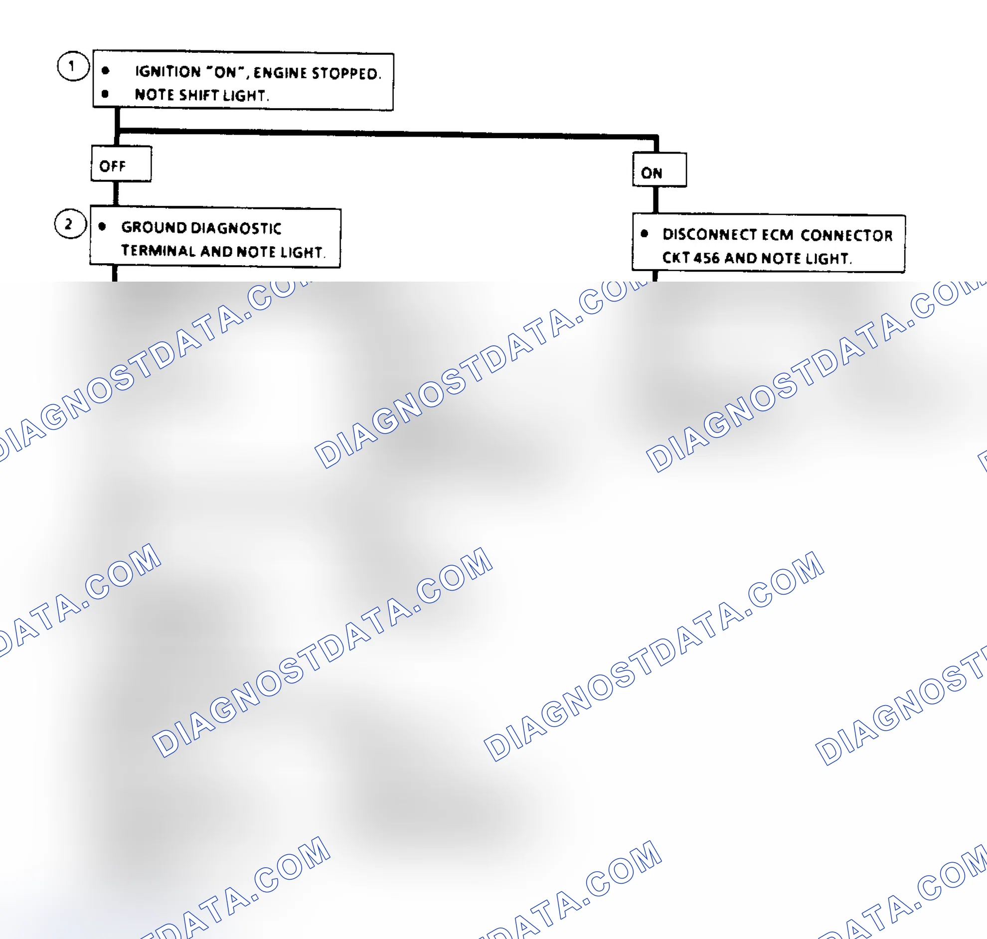 Scheme 45: Manual Transmission Shift Light Check Flow Chart