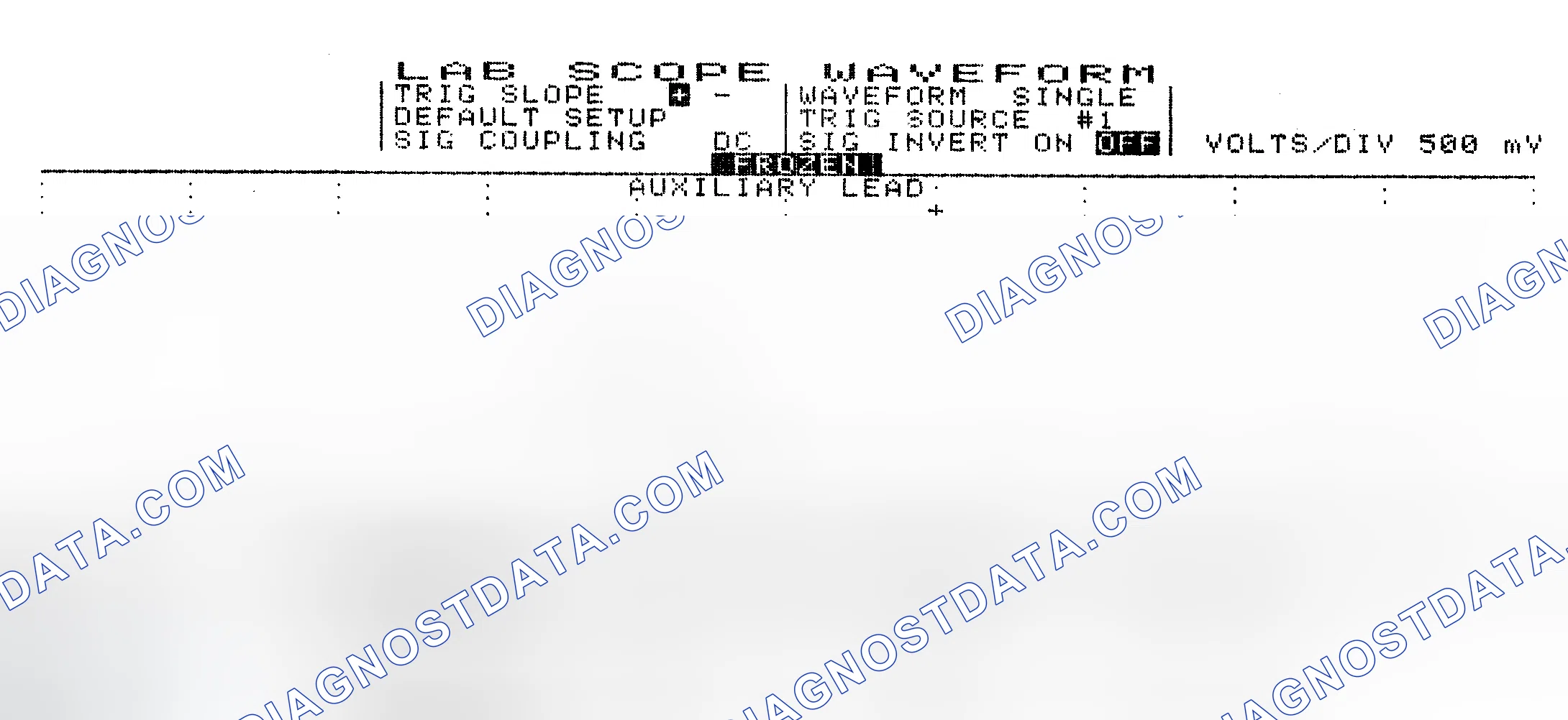 Scheme 10: Single Injector w/Excessive Current Flow - Current Pattern