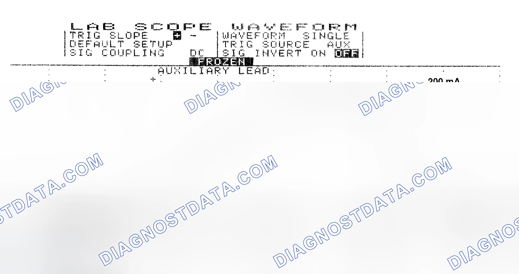 Scheme 13: Single Injector w/Normal Current Flow - Current Pattern