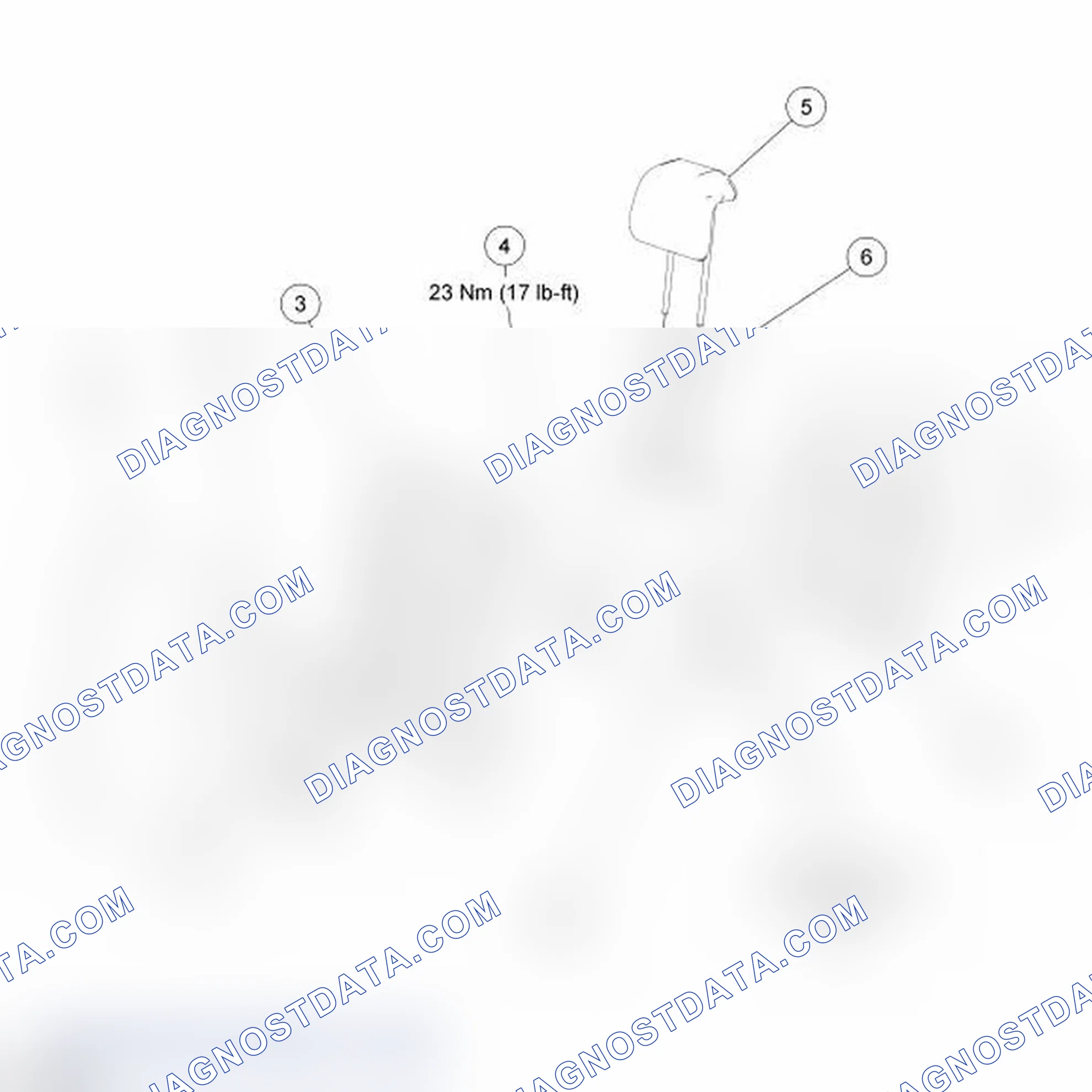 Scheme 149: Seat - Exploded View, Second Row, Taurus X