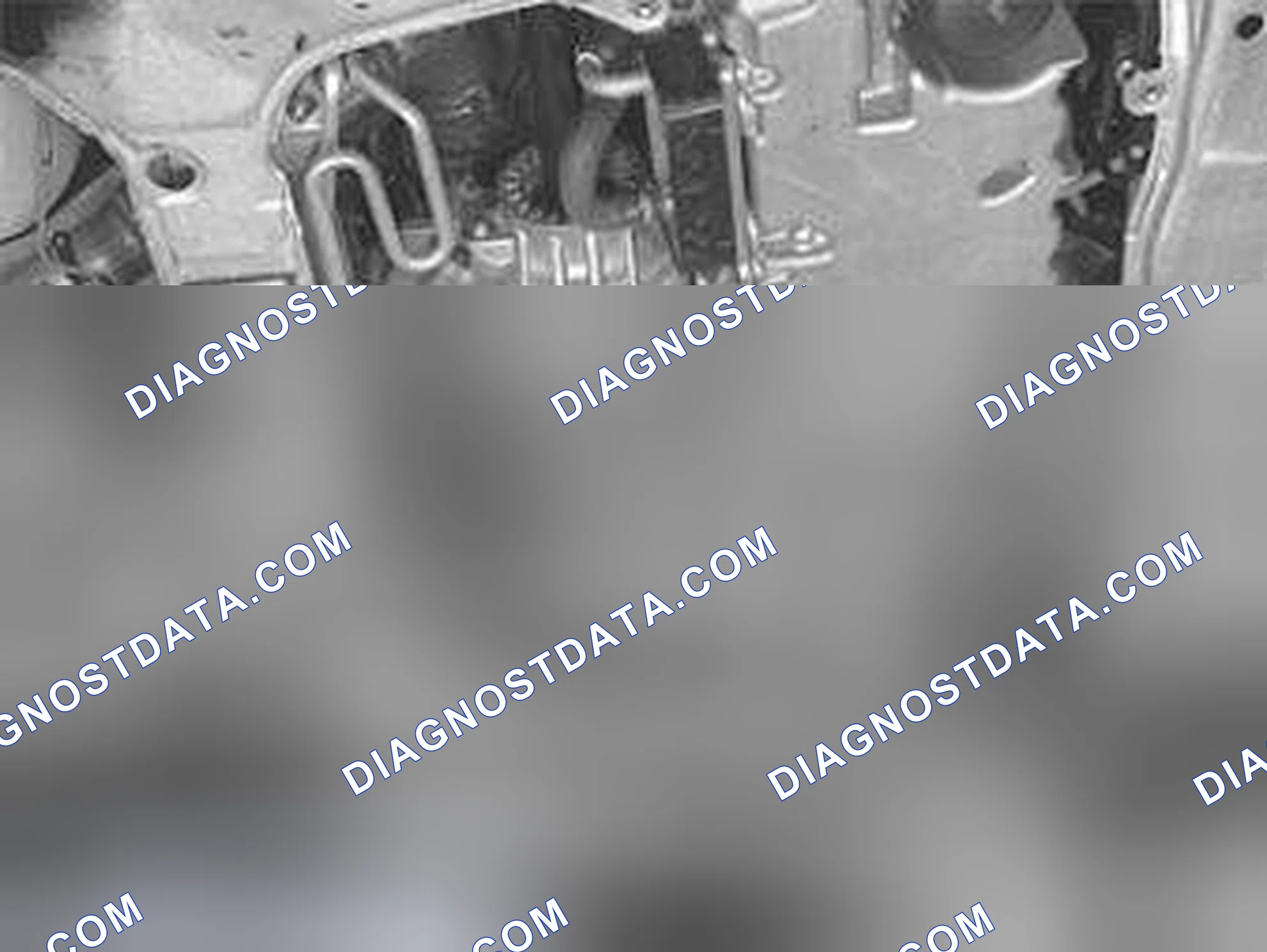 Scheme 1196: Installing the front/rear screws for the engine pad and torque rod mounting in the sub-frame