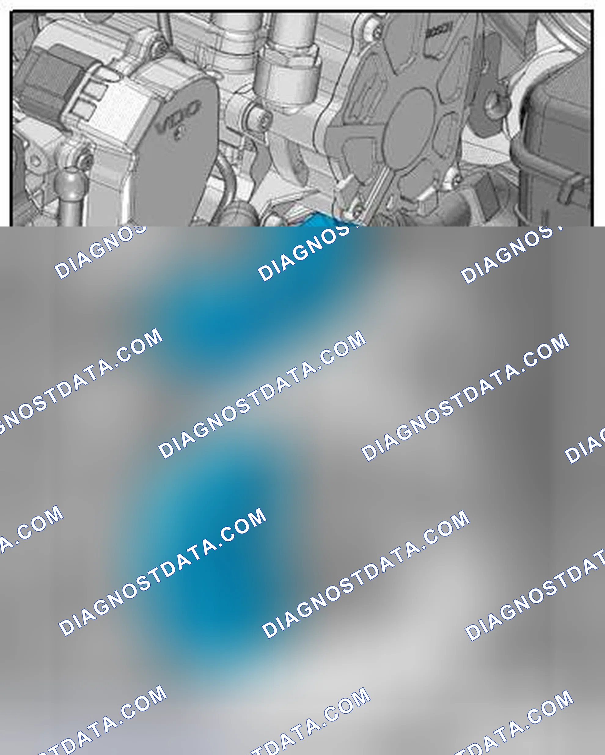 Scheme 19: COOLANT TEMPERATURE SENSORS, CONNECTOR ASSIGNMENT - ENGINE(S): CBEA
