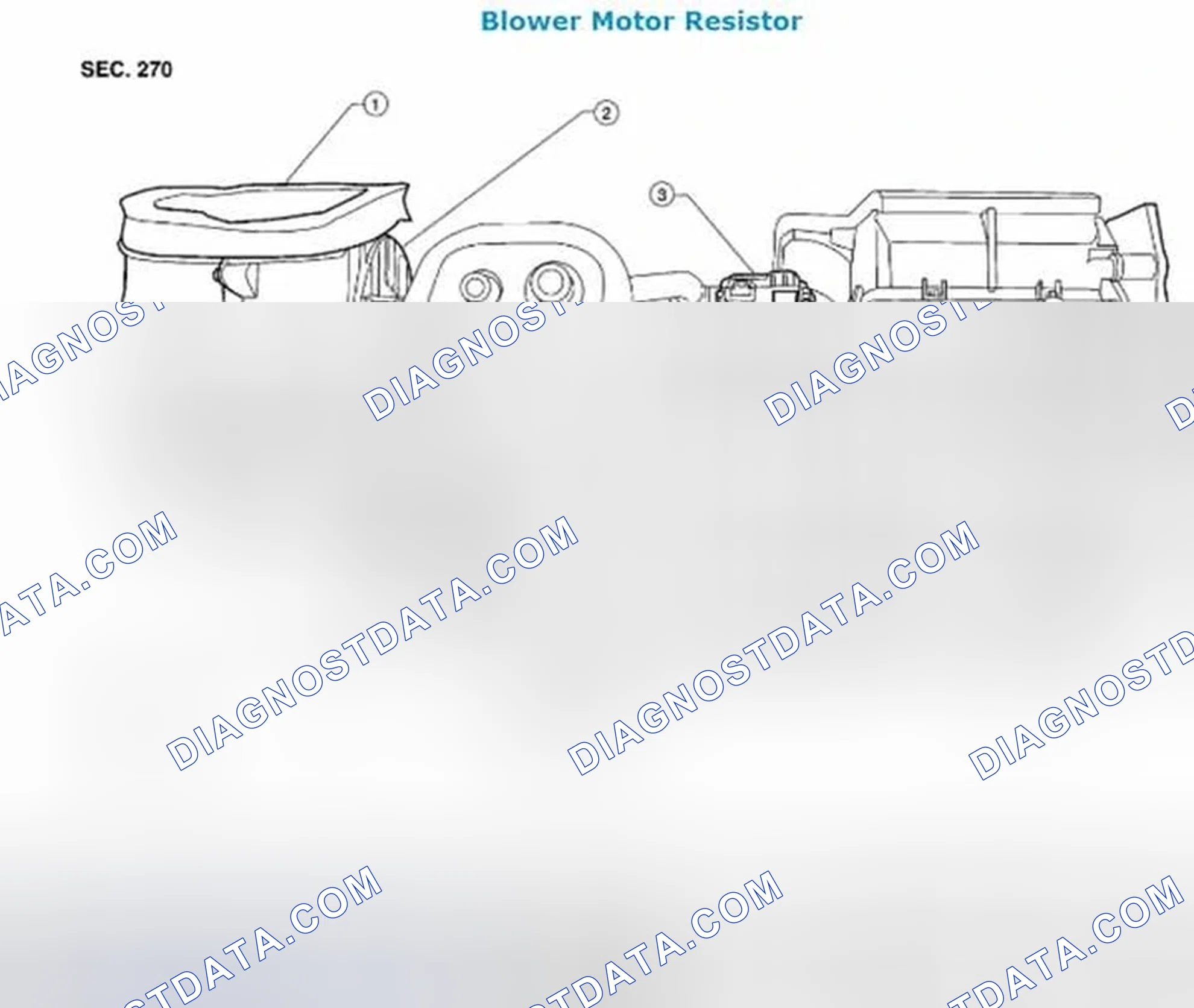 Scheme 183: Front Blower Motor Resistor: Removal and Installation