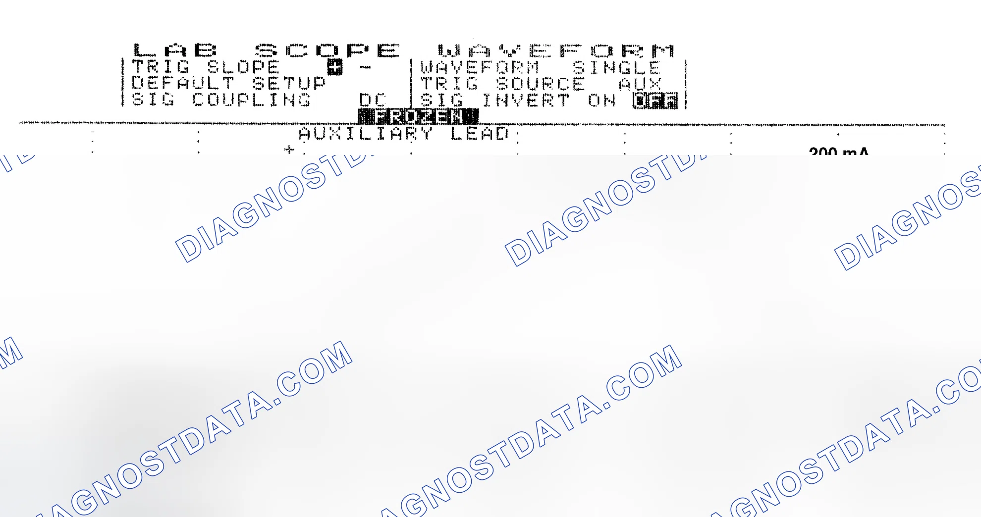 Scheme 13: Single Injector w/Normal Current Flow - Current Pattern