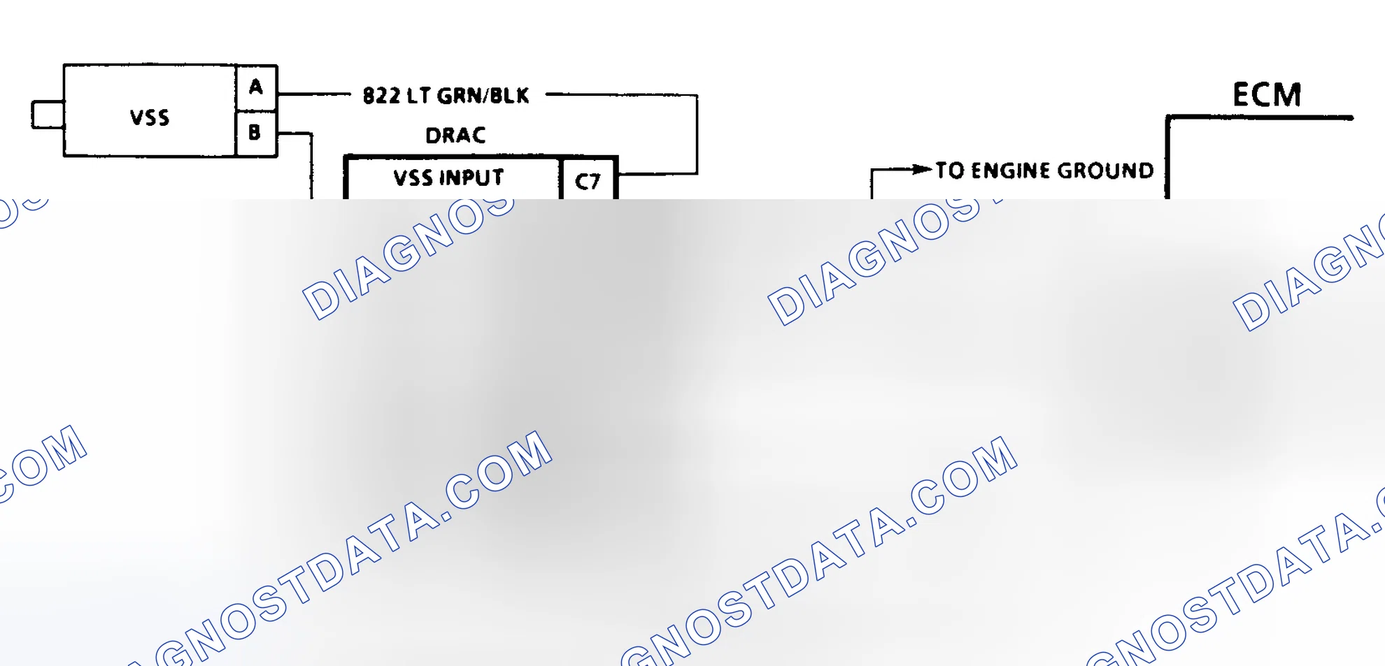 Scheme 86: Code 24 Schematic (4.3L Turbo) Vehicle Speed Sensor
