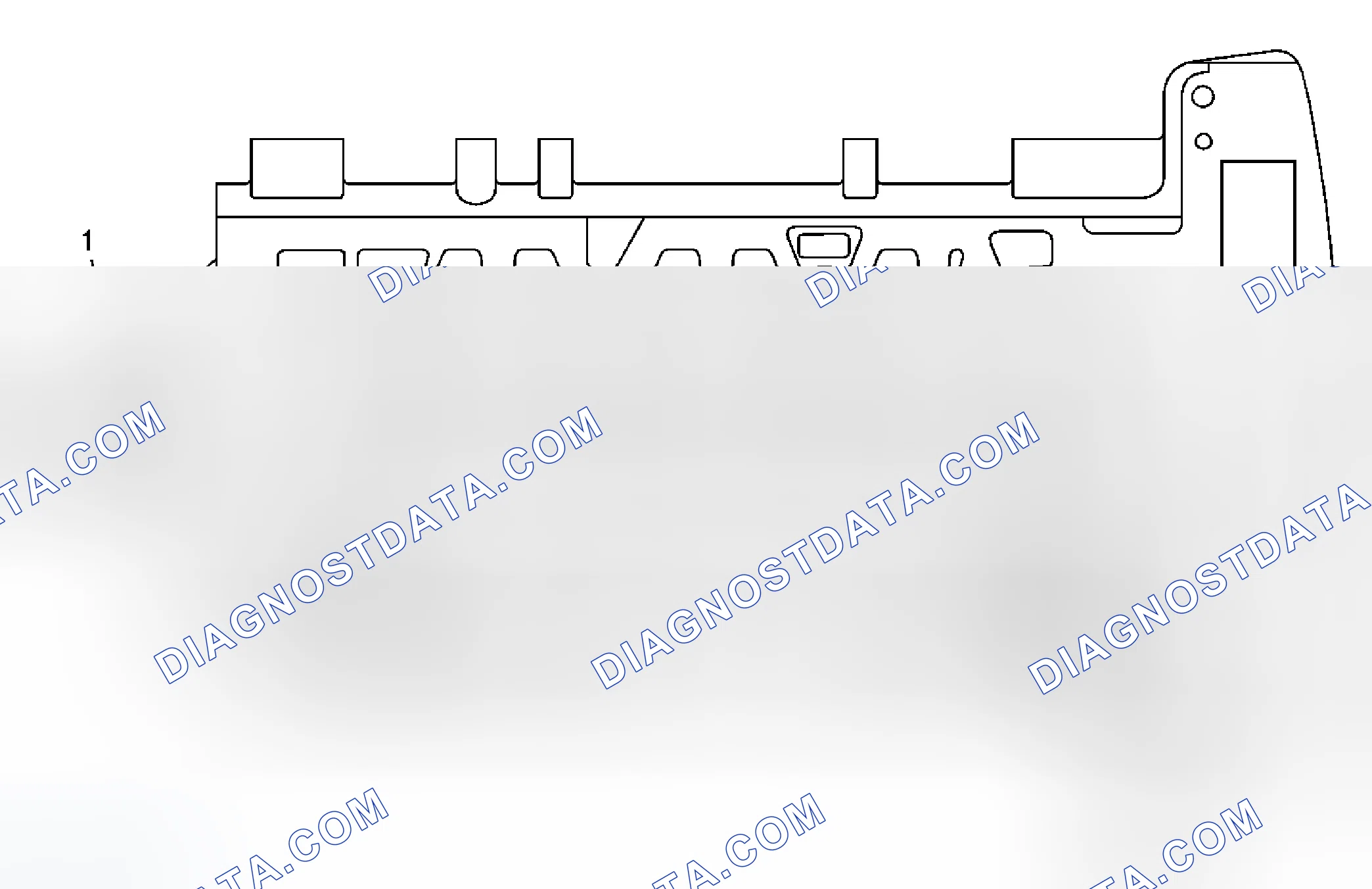Scheme 53: Cylinder Head - Bottom View