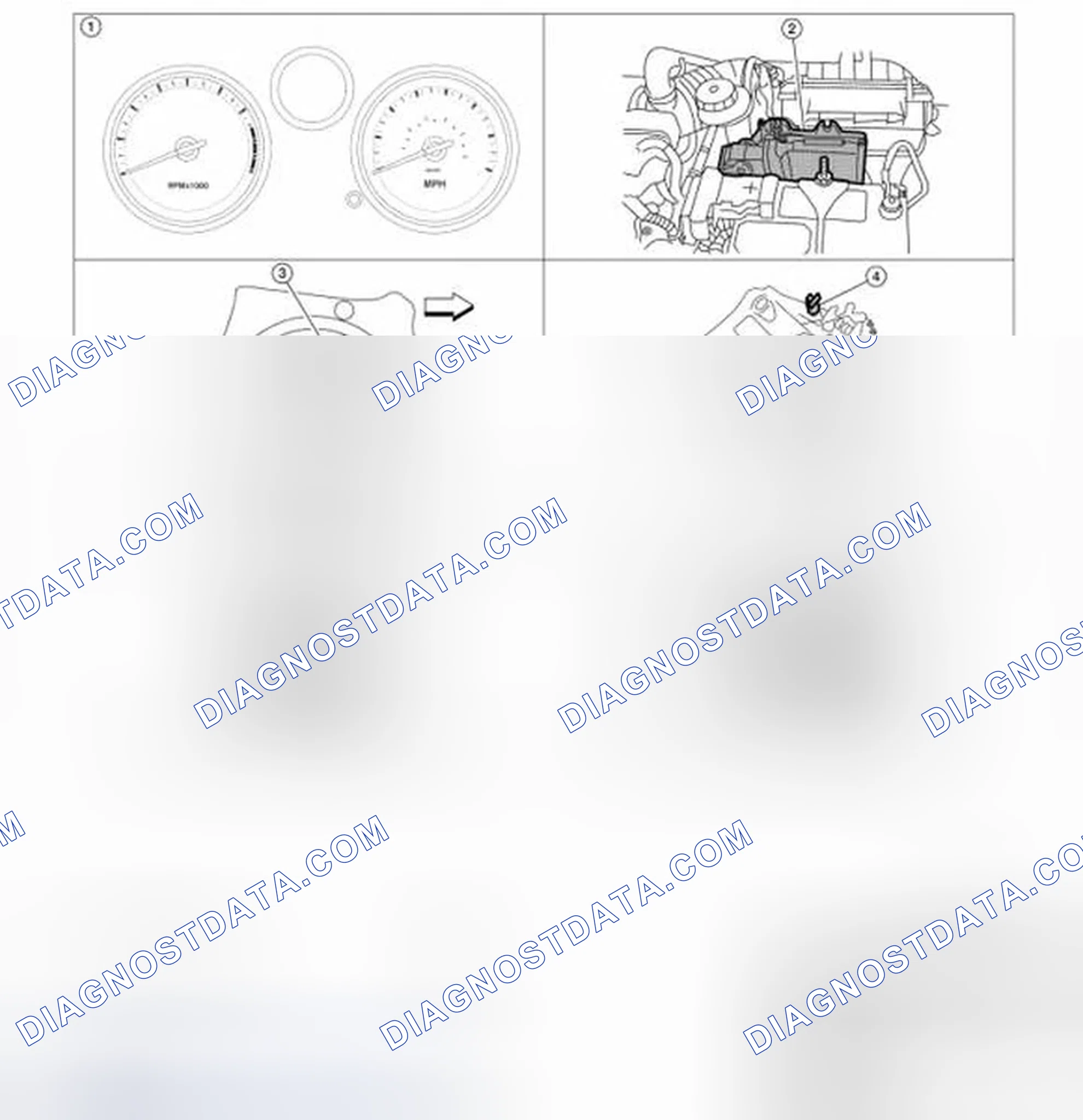 Scheme 81: Component Parts and Harness Connector Location