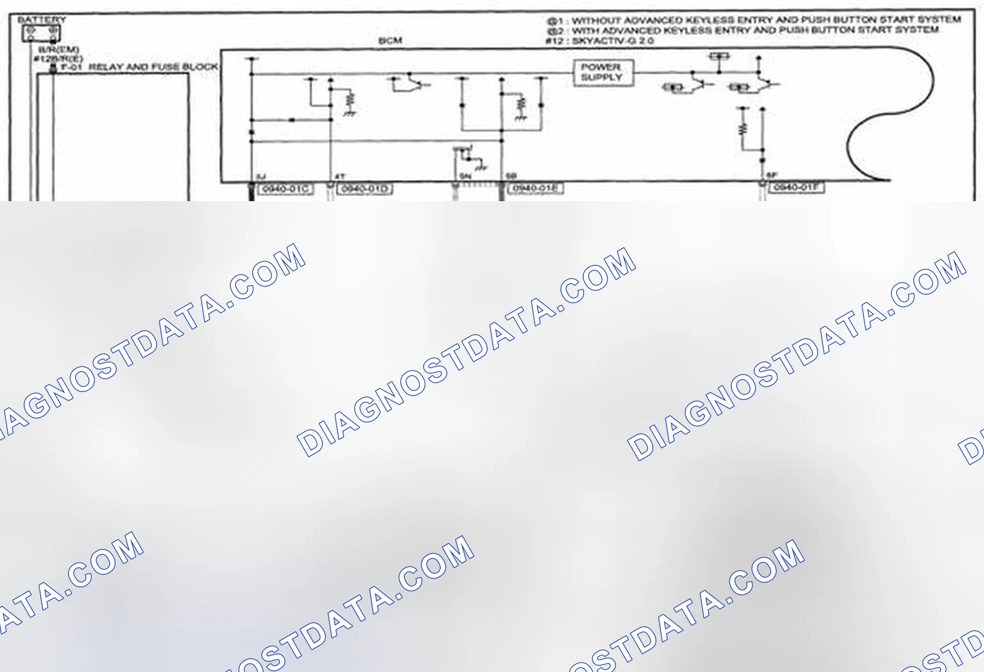 Scheme 407: Body Control Module Wiring Diagram - 0940-A (1 Of 2)