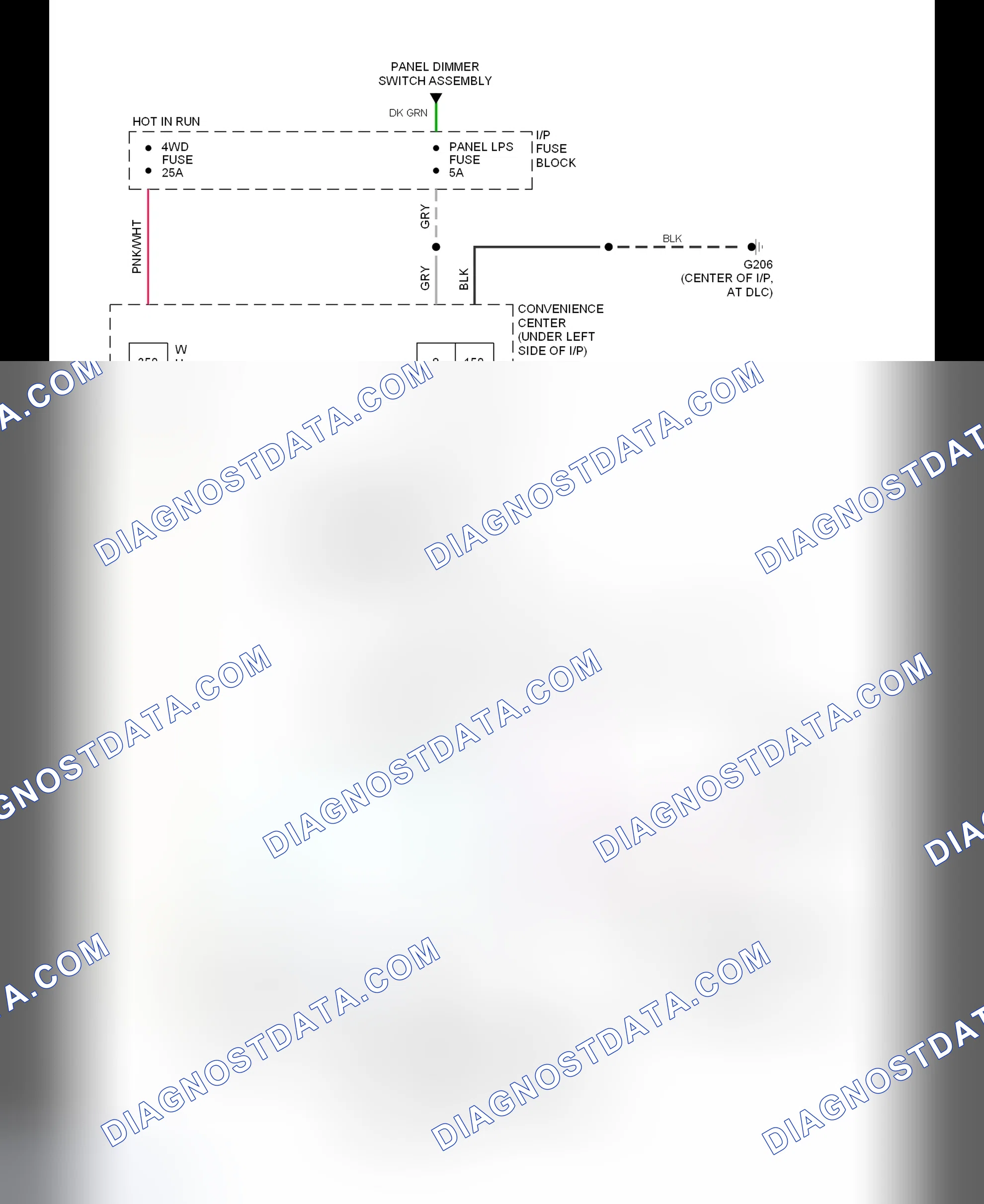 Scheme 8: Transfer Case Circuit (1993 H/D 4-Speed A/T)