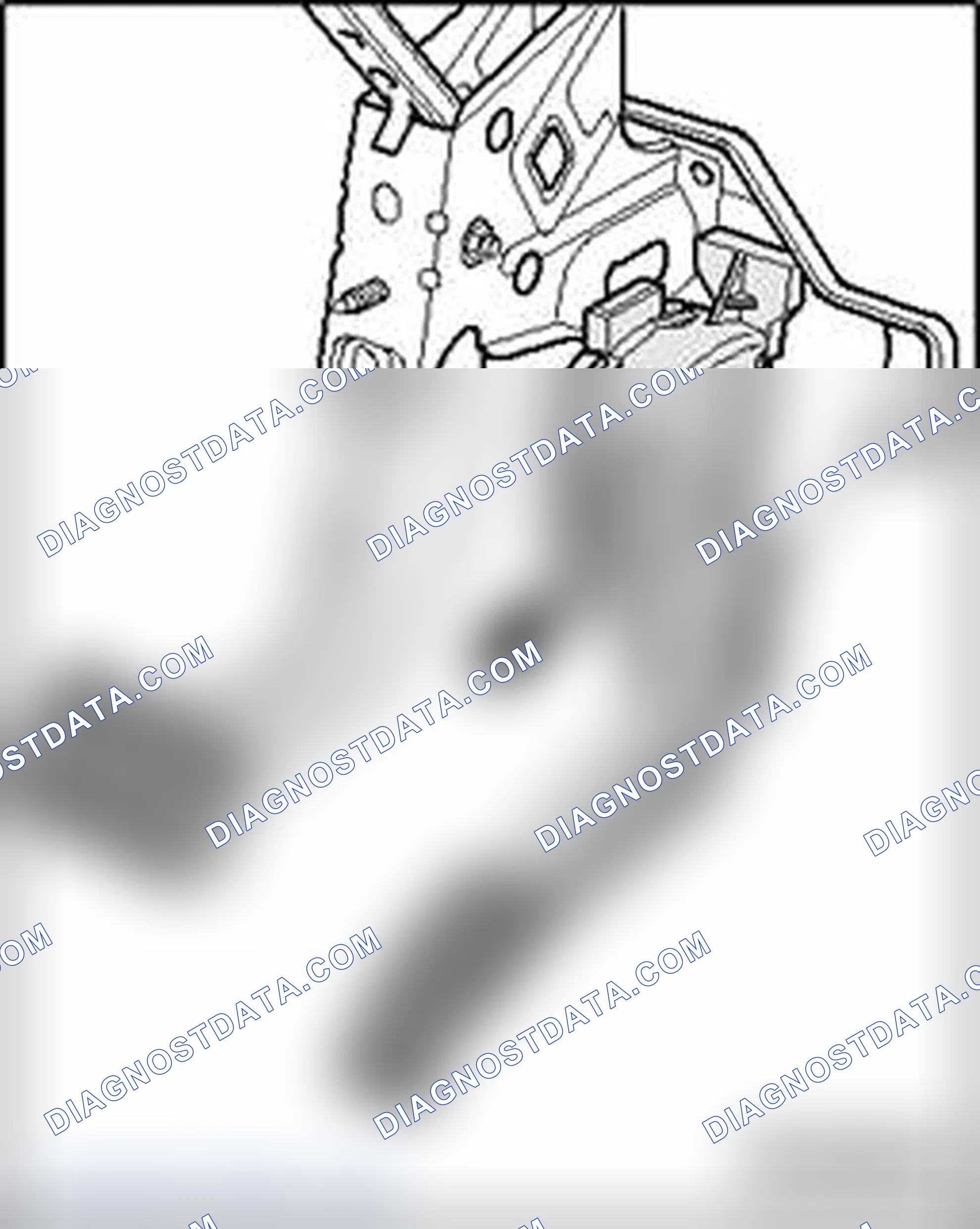 Scheme 532: Installation location of Throttle Position (TP) sensor -G79- Sender -2- for accelerator pedal positi
