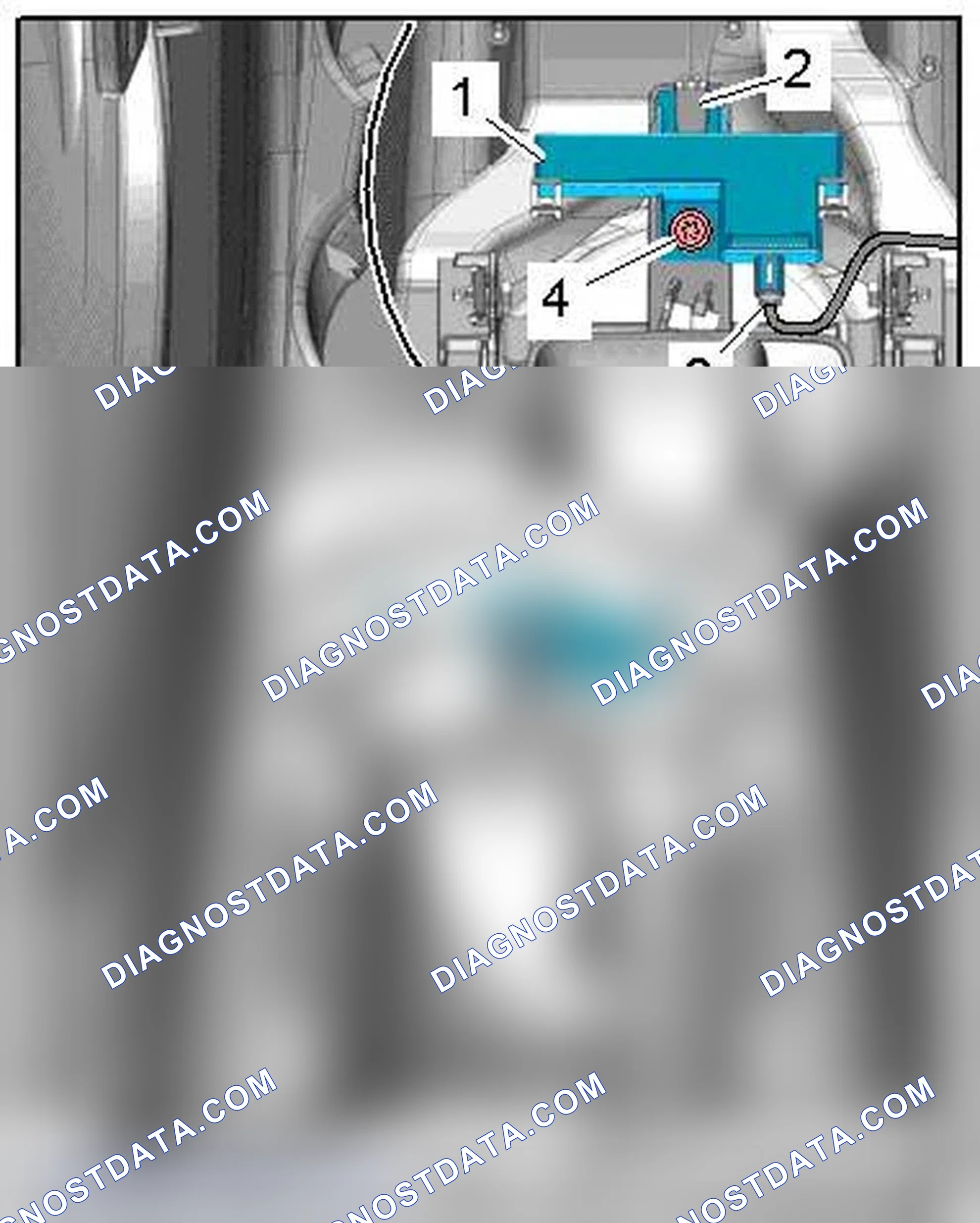 Scheme 220: Access/Start Authorization Antenna 1 in Vehicle Interior Bolt Tightening Specification