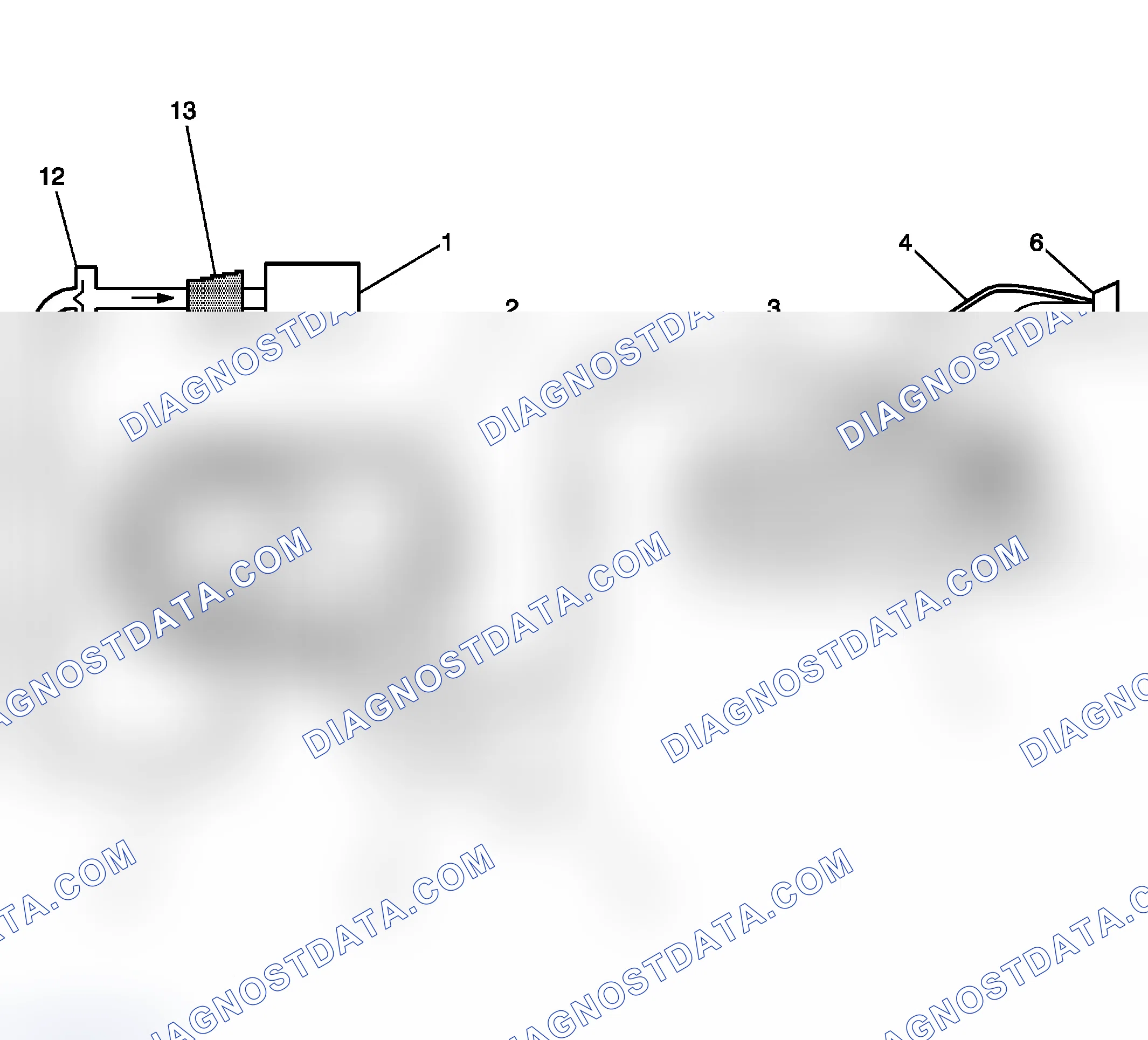 Scheme 97: Typical Evaporative Emission (EVAP) System Hose Routing Diagram