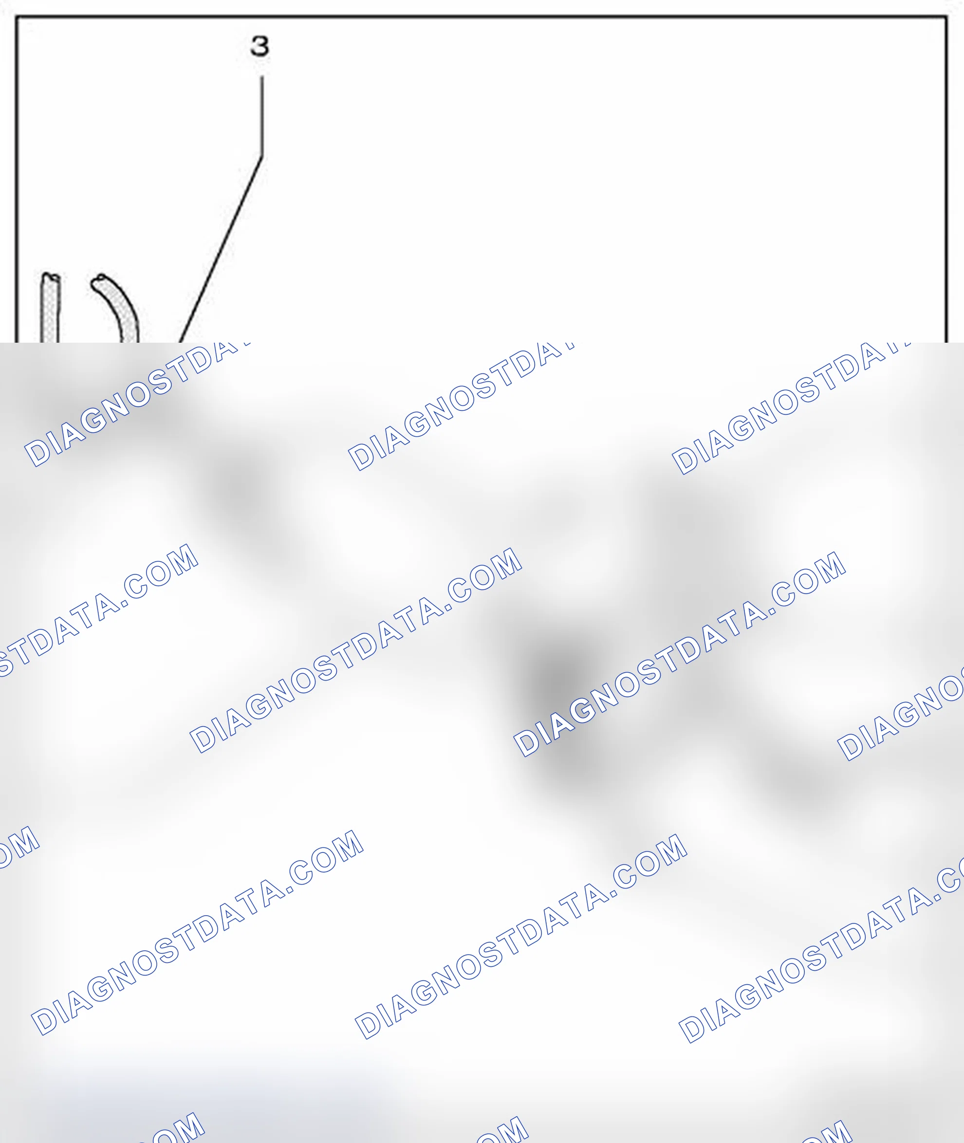 Scheme 86: Fuel filter for vehicles without fuel system return line, assembly overview