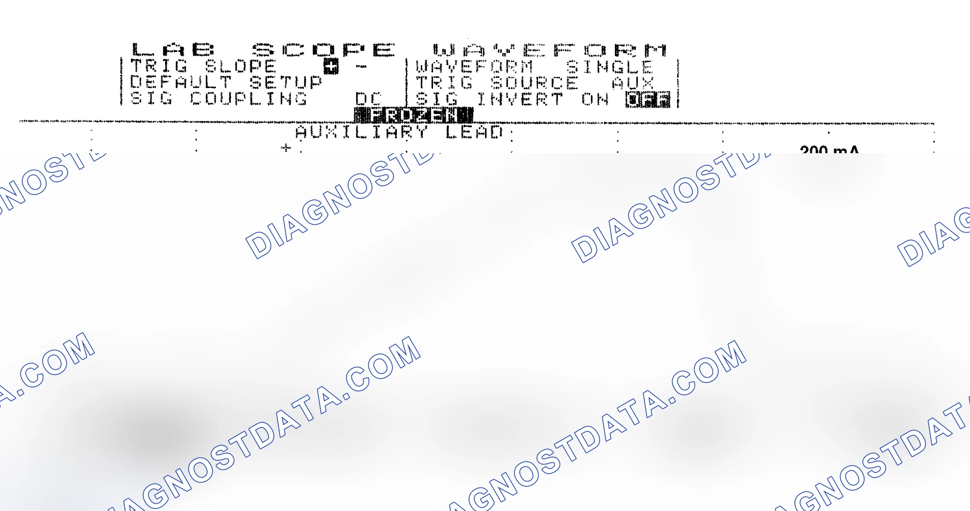Scheme 13: Single Injector w/Normal Current Flow - Current Pattern