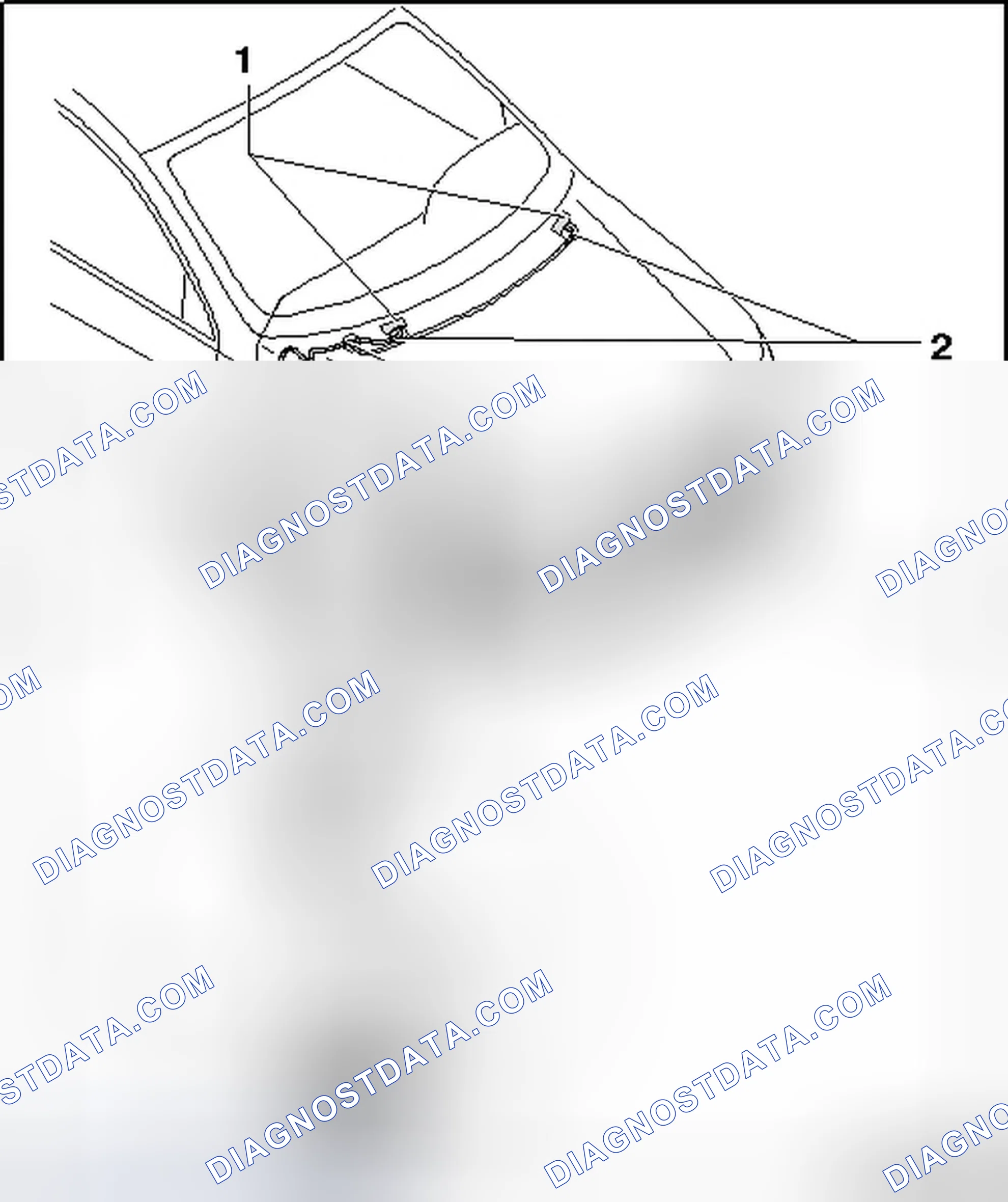 Scheme 13: WINDSHIELD WASHER SYSTEM OVERVIEW