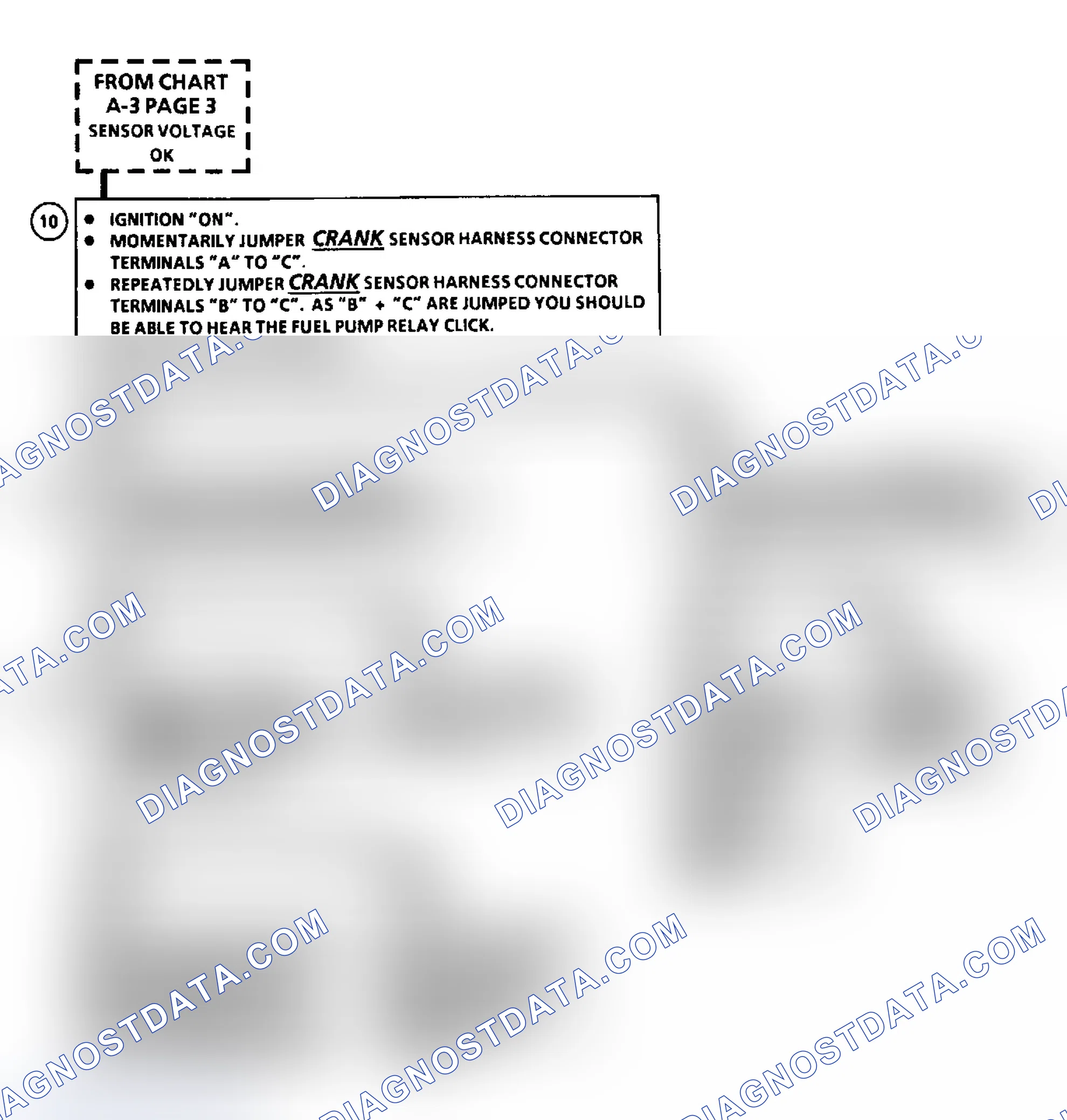 Scheme 404: Flow Chart A3, Cranks But Won't Run (3.8L) (4 of 4)