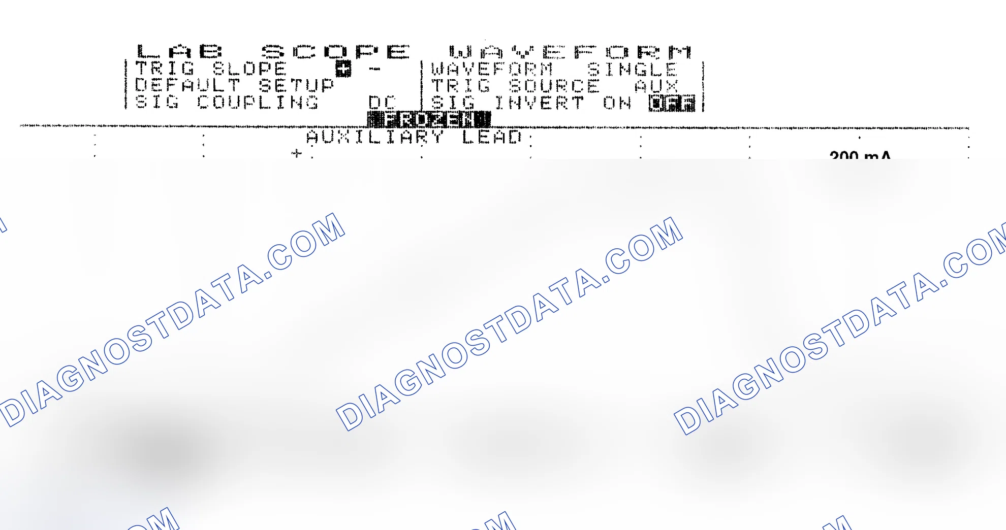 Scheme 13: Single Injector w/Normal Current Flow - Current Pattern