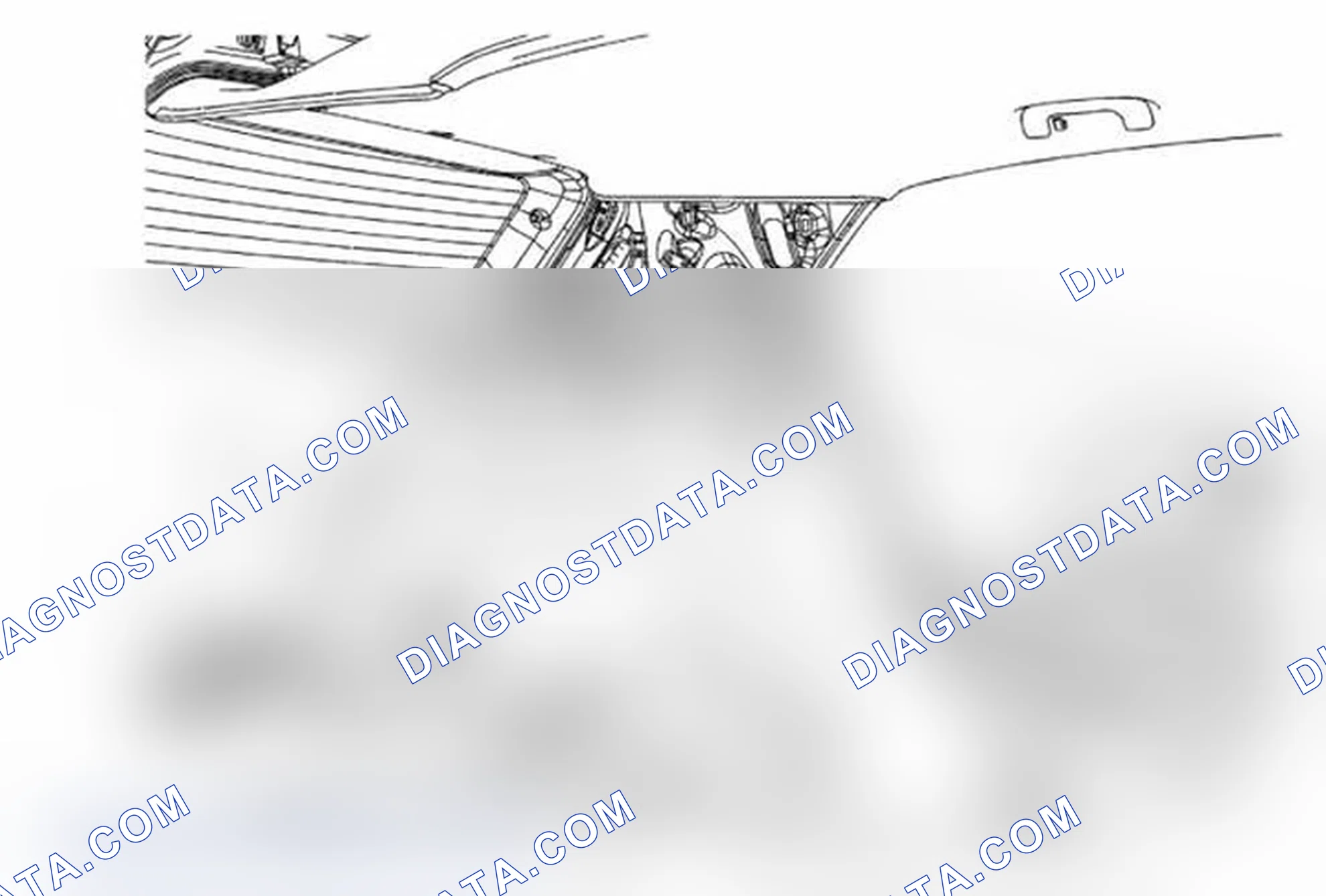 Scheme 75: Quarter Lower Rear Trim Panel Replacement