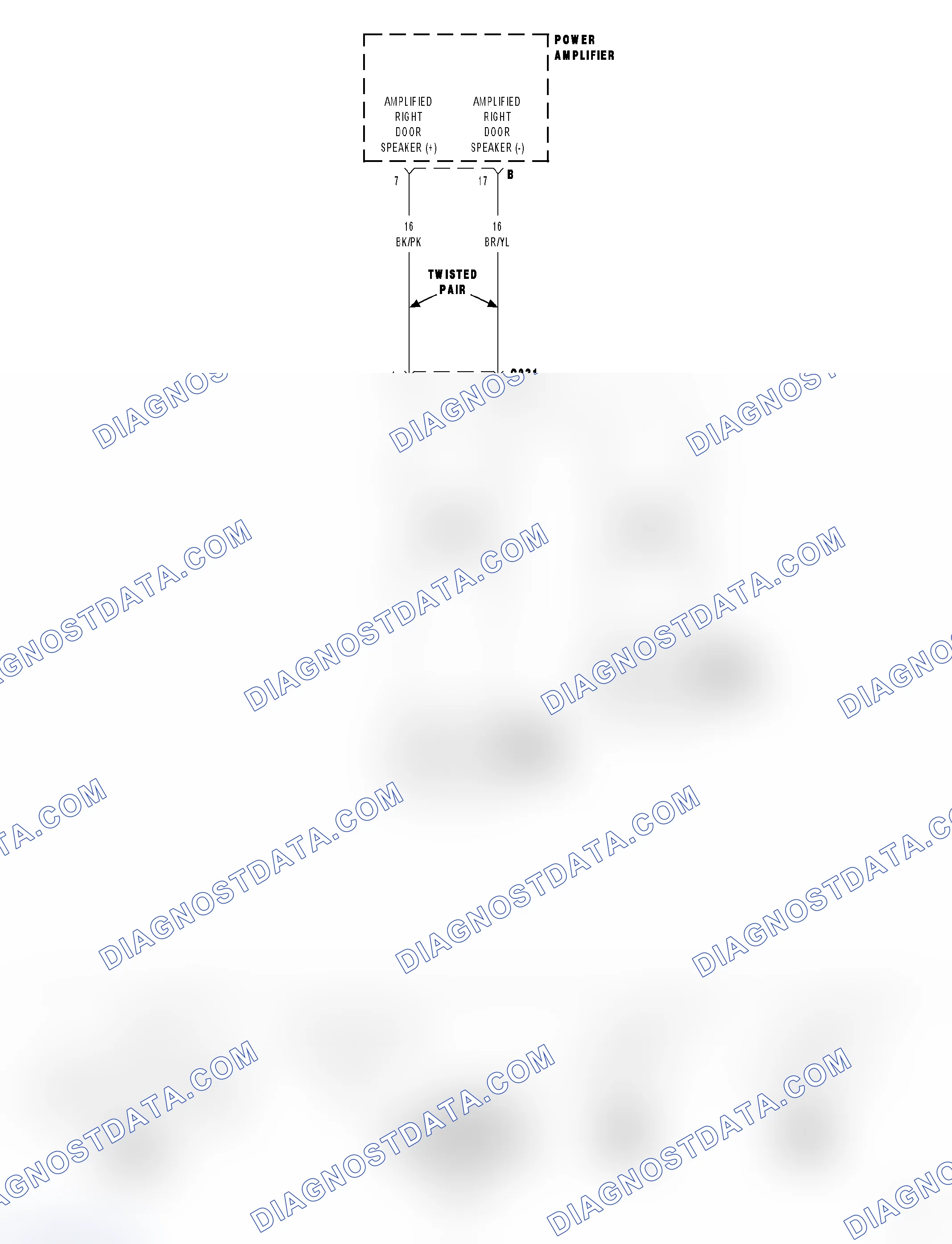 Scheme 39: *NO SOUND FROM RIGHT DOOR SPEAKERS