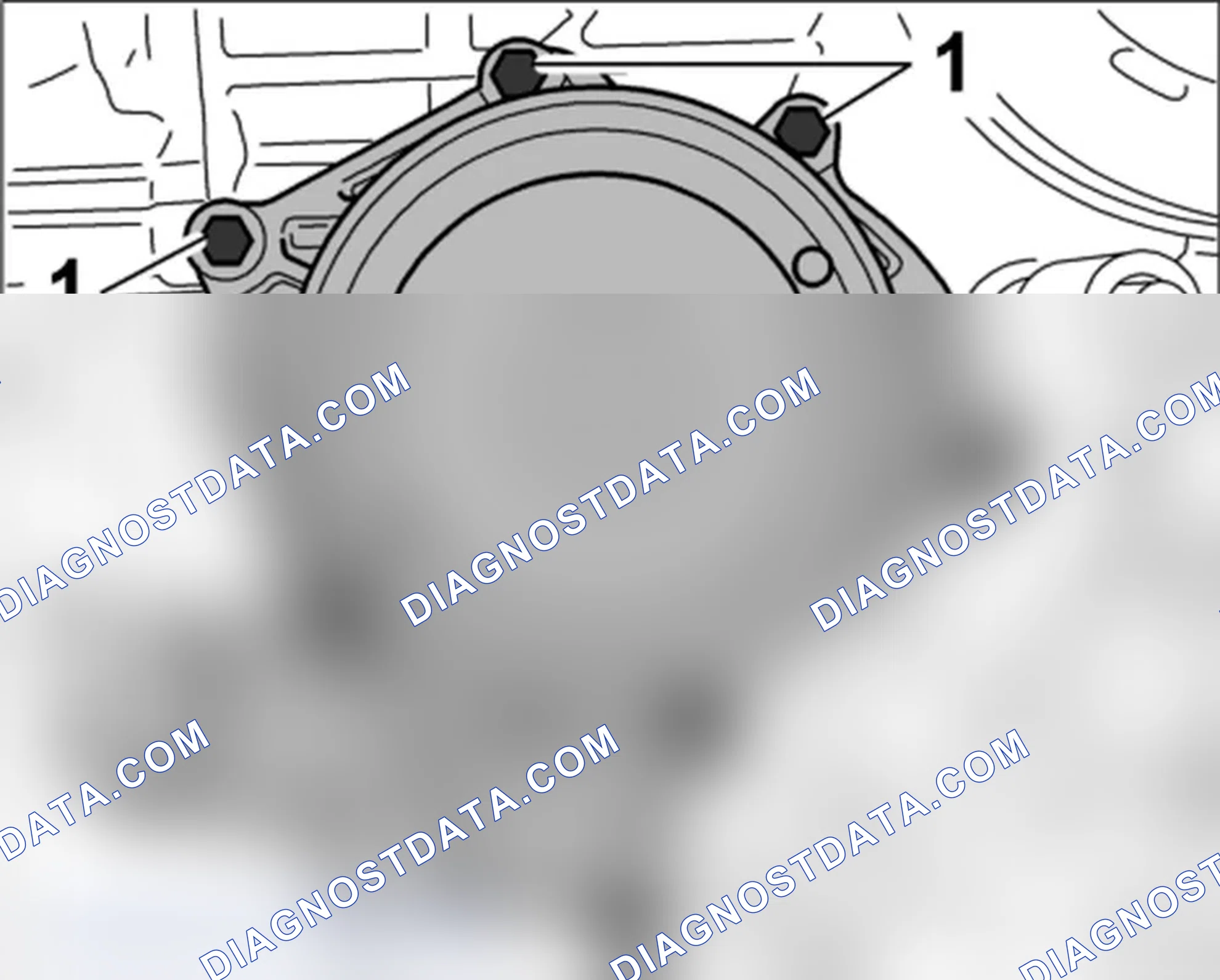 Scheme 35: Removing coolant pump
