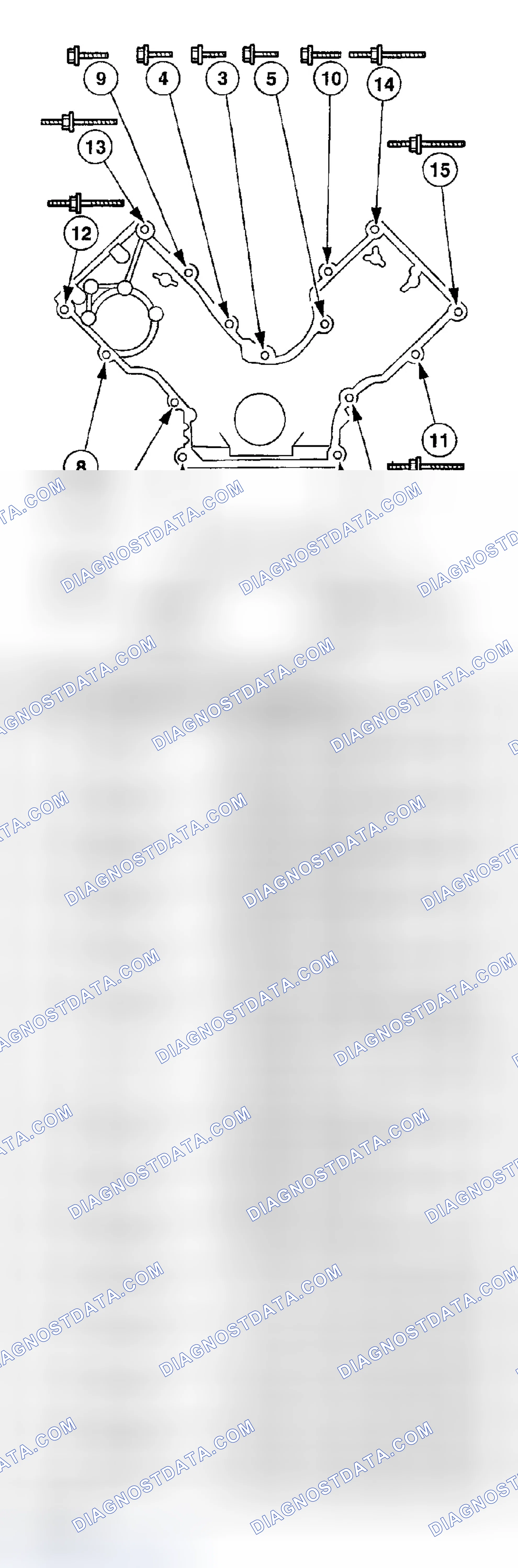 Scheme 716: Item 52: Engine Front Cover Assembly Note
