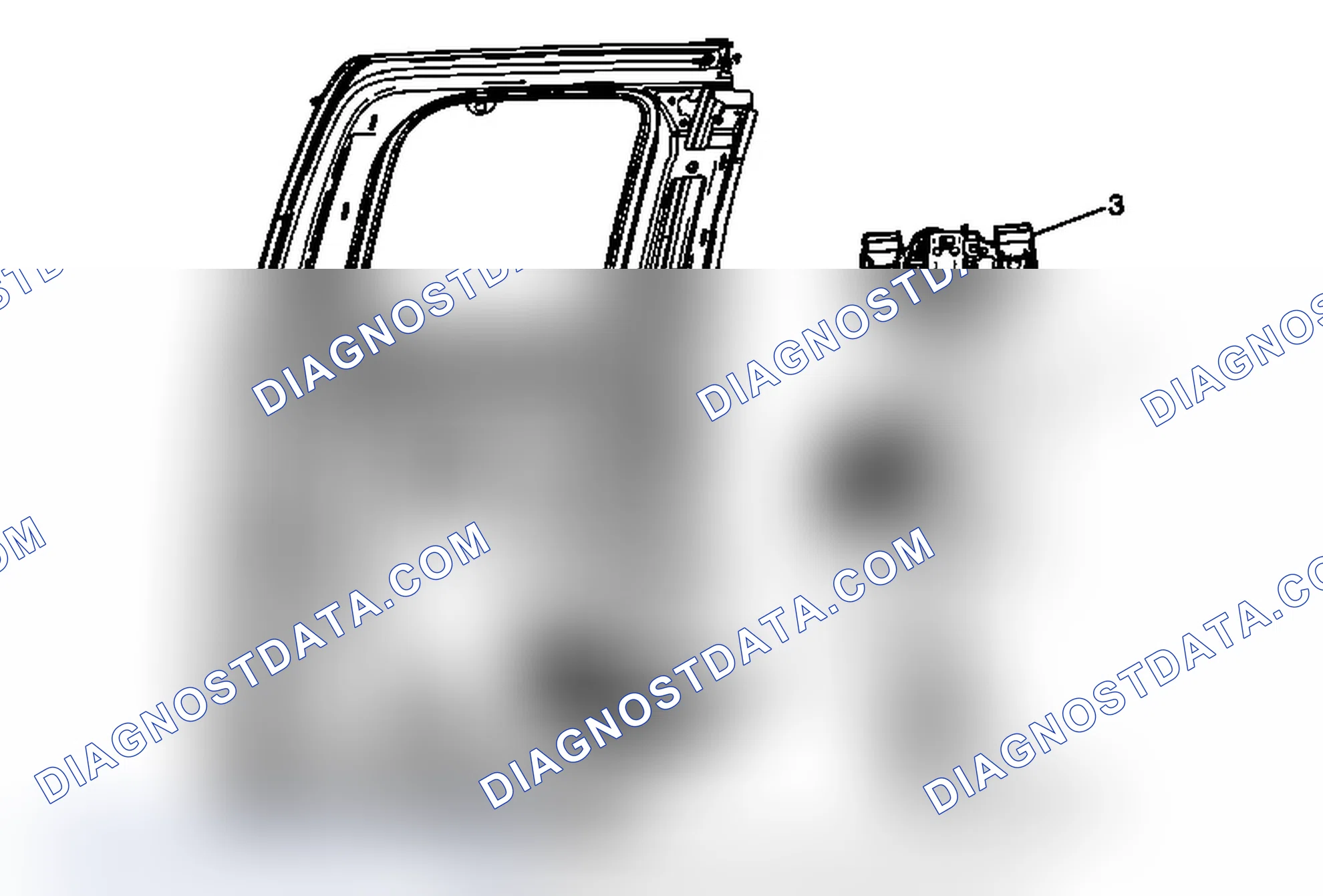 Scheme 20: Rear Side Door Window Regulator Replacement (Extended Cab, Power)