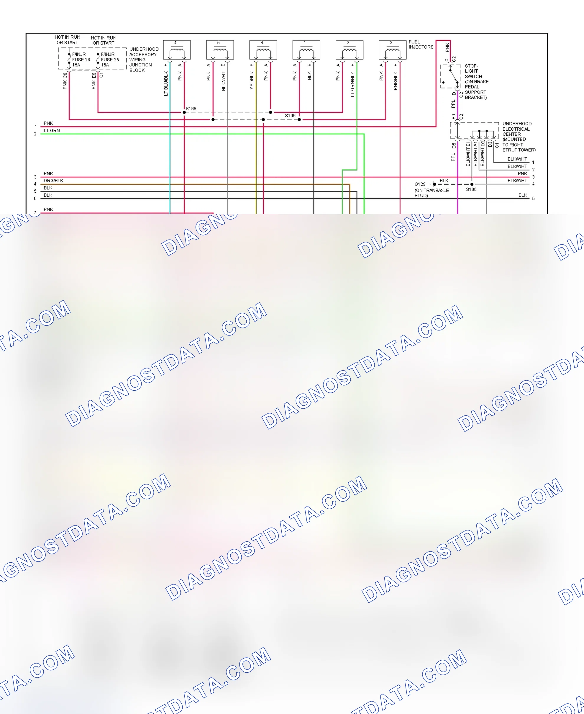 Scheme 123: PCM Wiring Diagram (Intrigue - 3.5L - 2 Of 4)