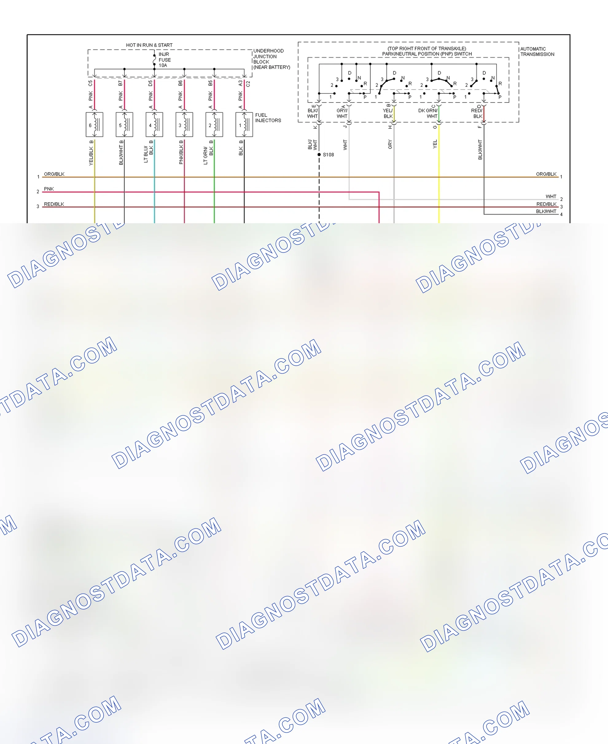 Scheme 151: PCM Wiring Diagram (Park Avenue - 3.8L - 2 Of 4)