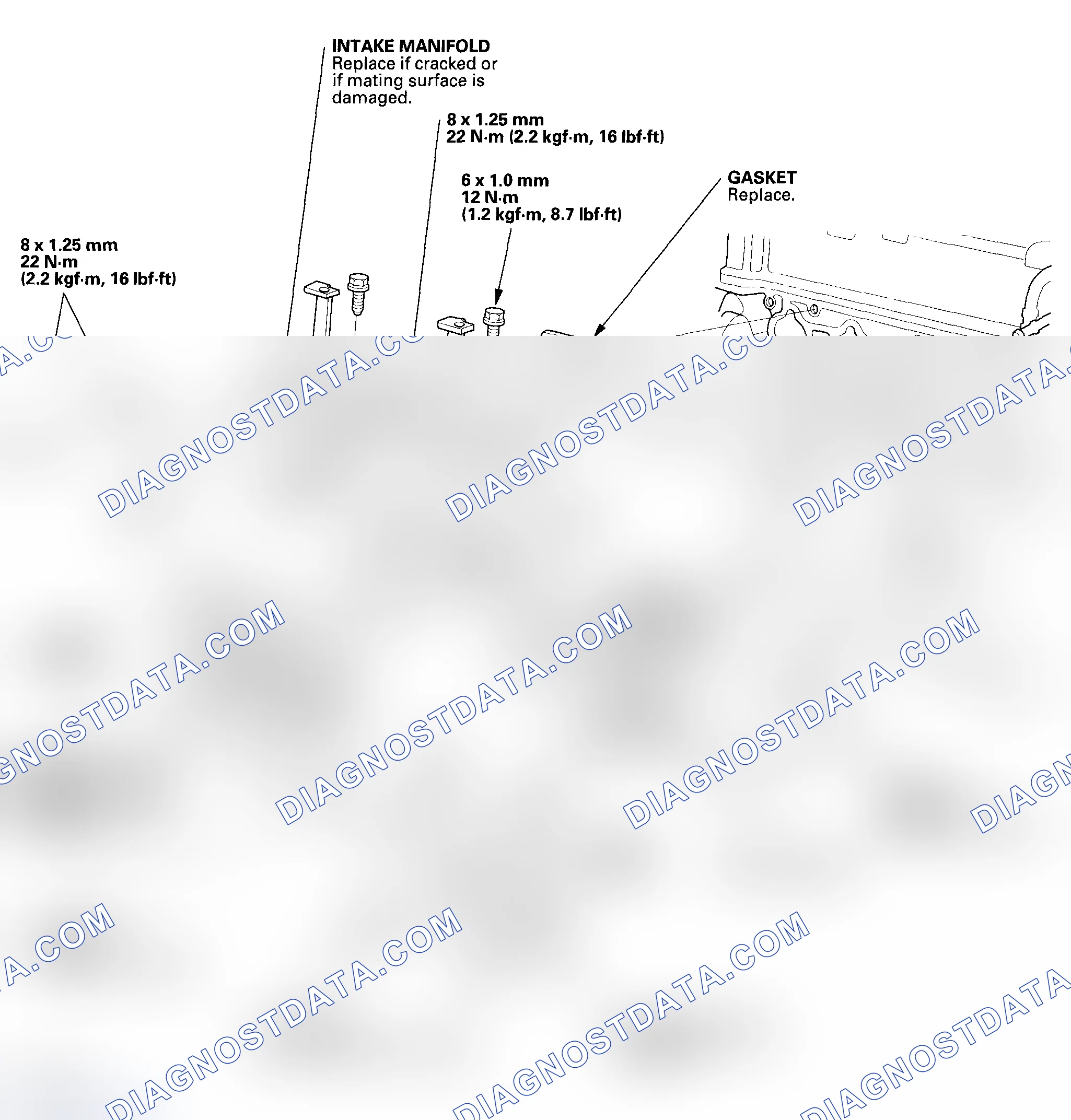 Scheme 19: Exploded View - K20A2, K20Z1 Engines